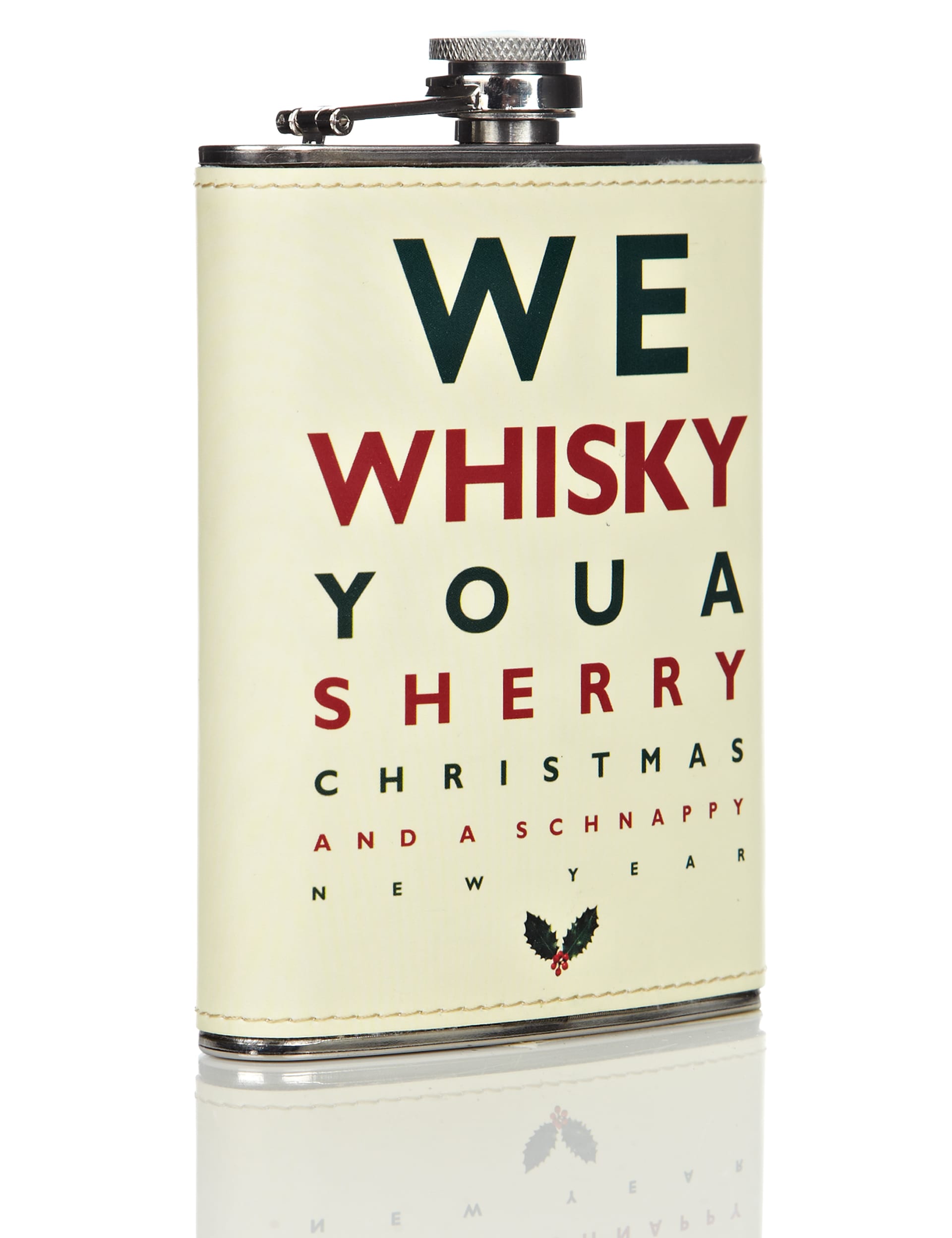 Festive Hip Flask Image 1 of 2