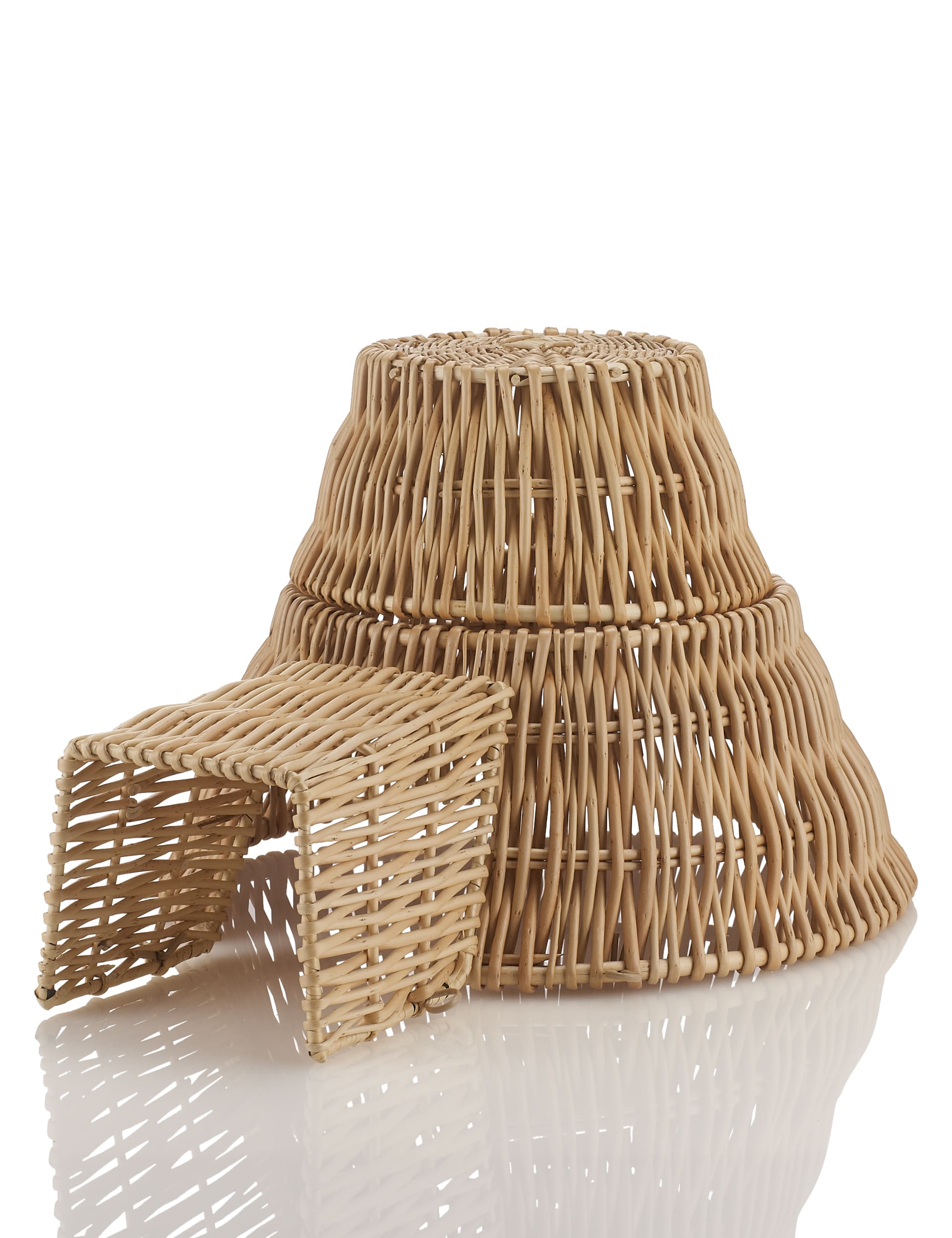 Natural Wicker Hedgehog House Image 1 of 2