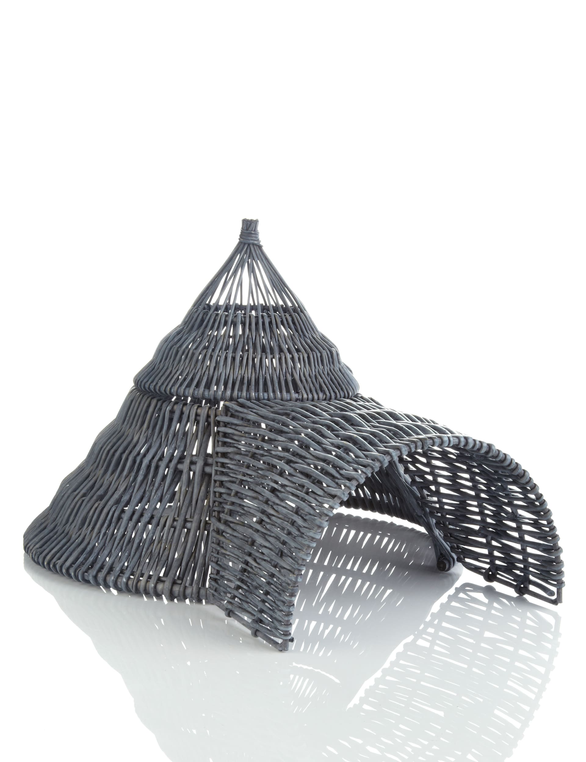 Natural Wicker Hedgehog House Image 2 of 3