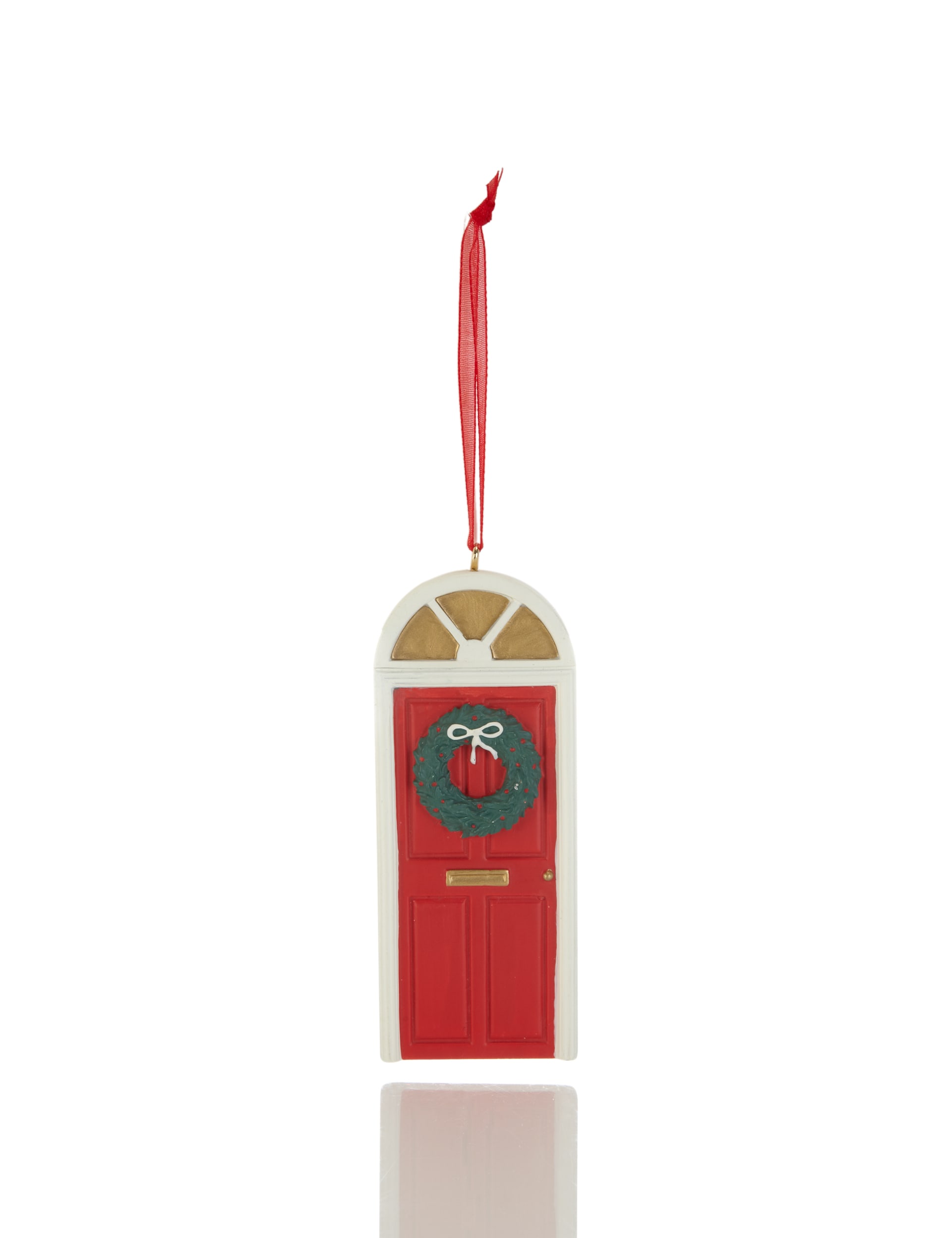 Red Festive Door Christmas Decoration Image 1 of 2