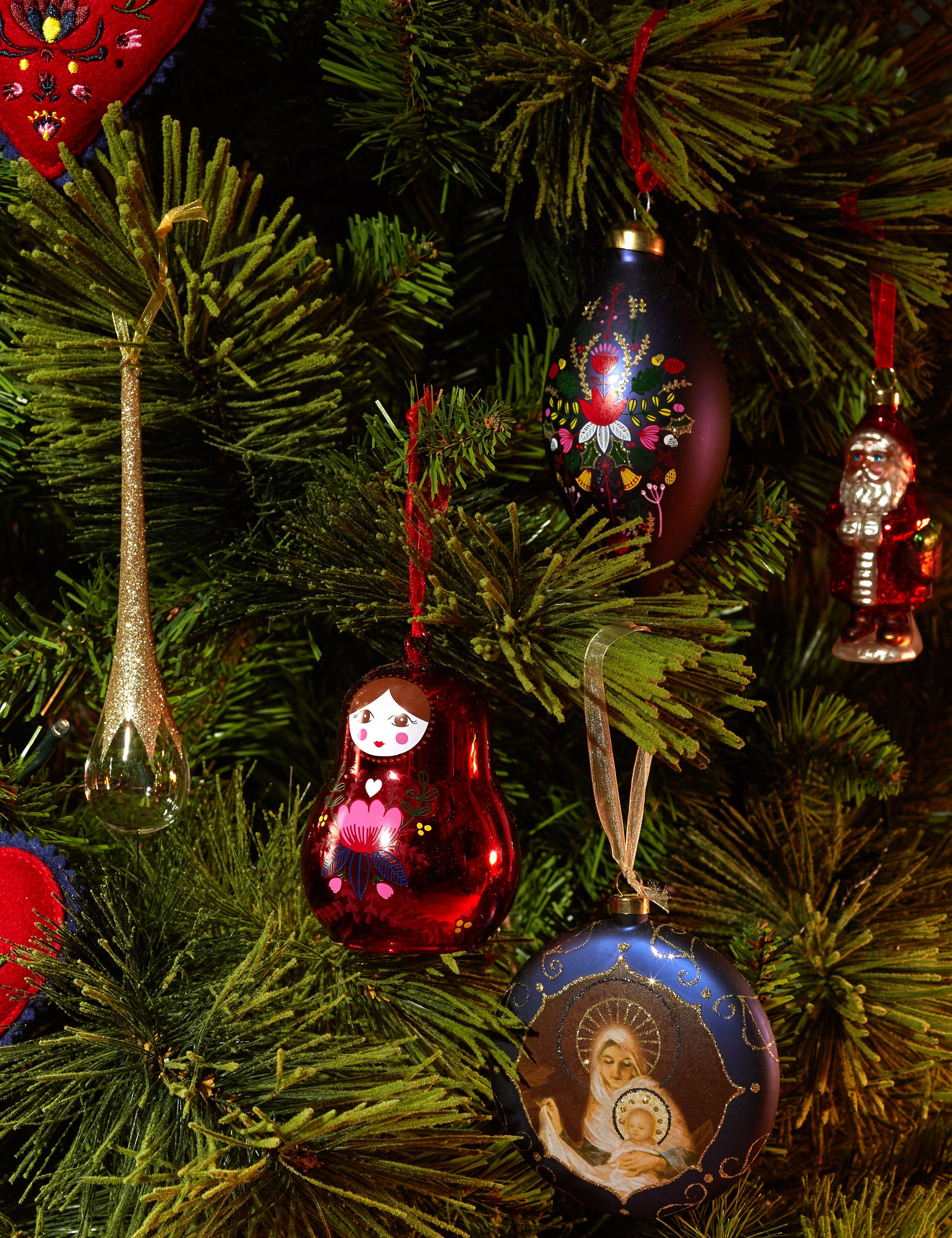 Glass Russian Doll Decoration Image 1 of 2