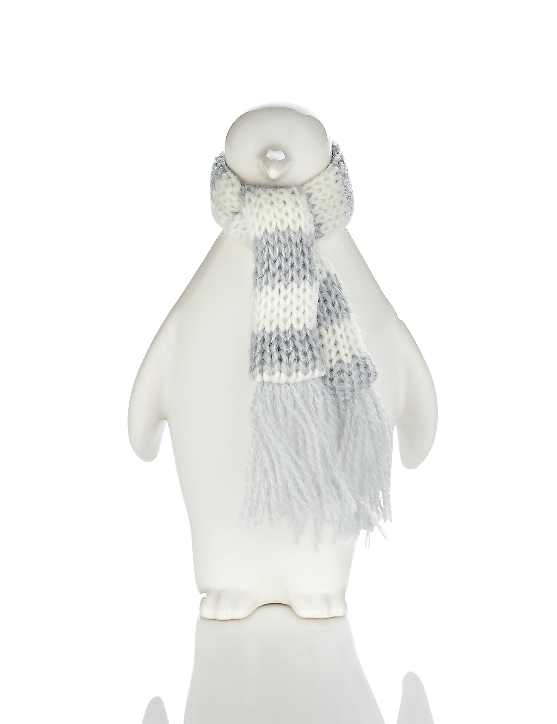 Ceramic Penguin with Knitted Scarf Image 1 of 2