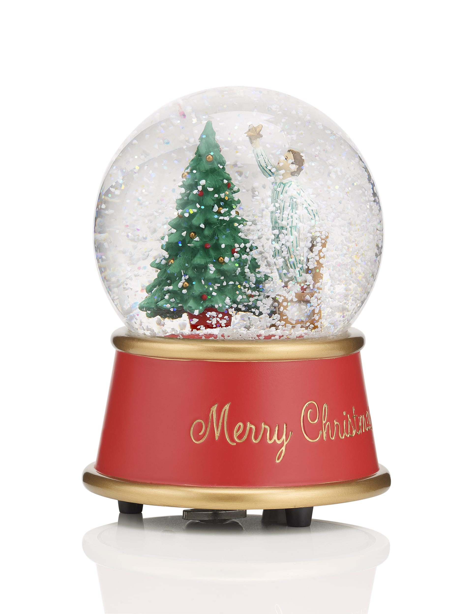 Festive Scene Snow Globe Christmas Decoration Image 1 of 2