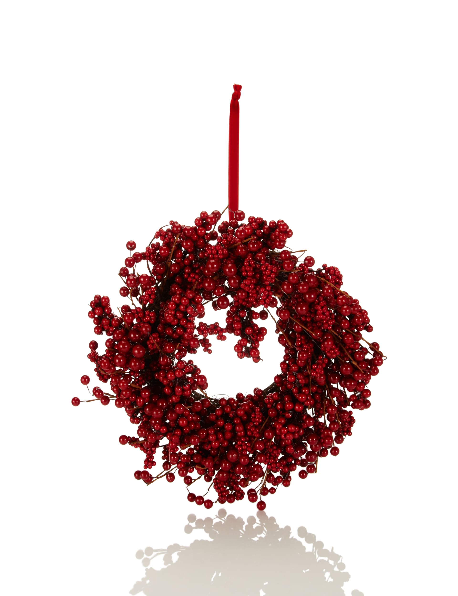 Large Red Berry Christmas Wreath Image 1 of 2