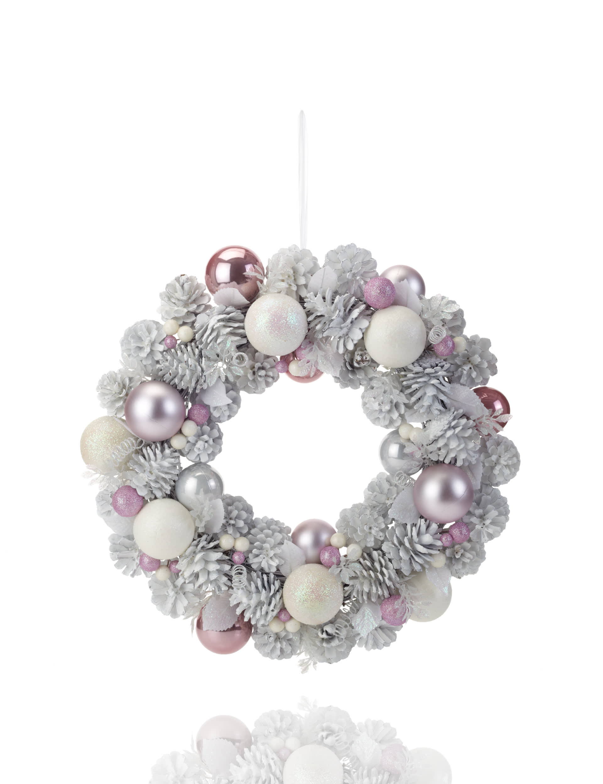 Luxury Bauble Christmas Wreath Image 1 of 2