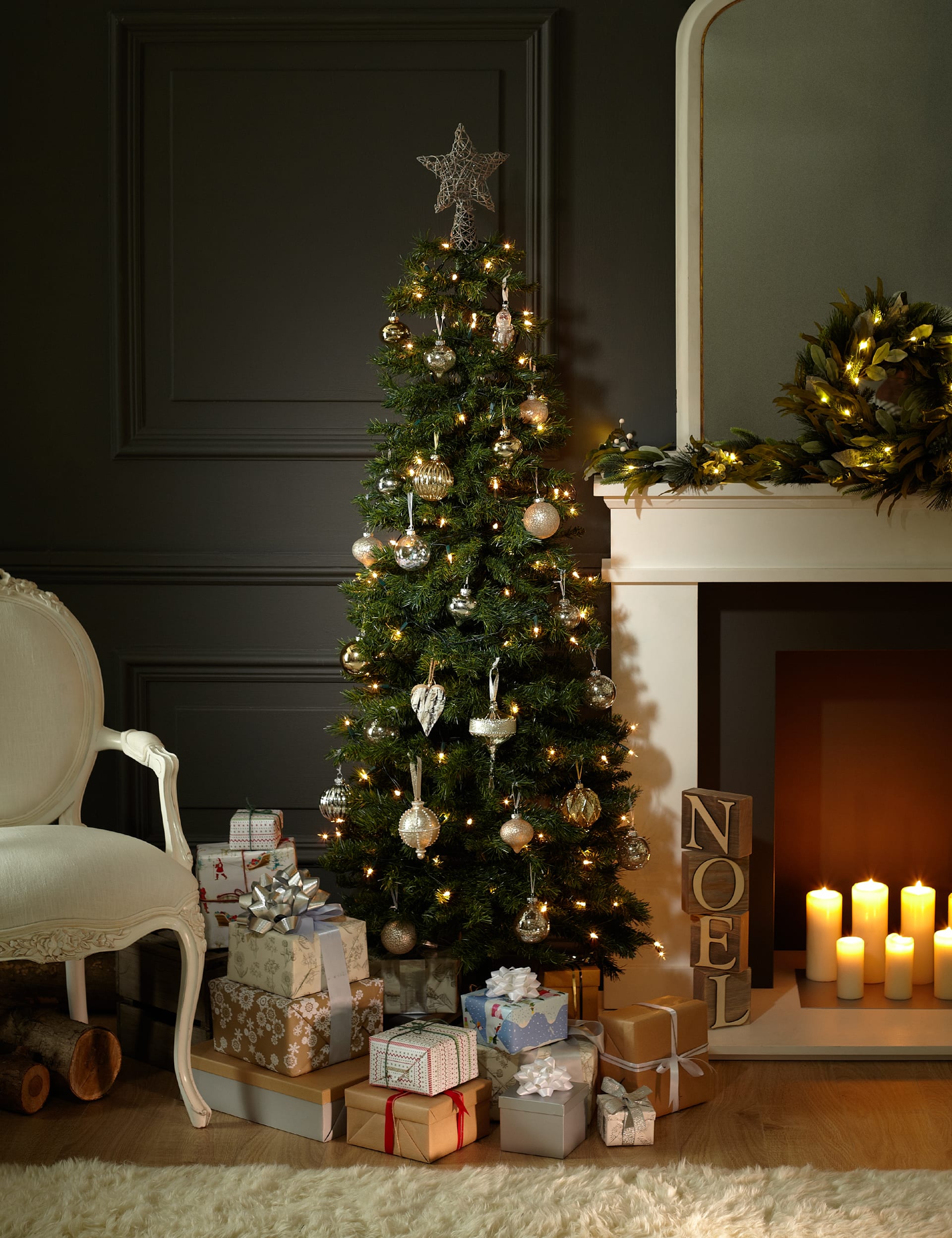 6ft slim christmas trees discount