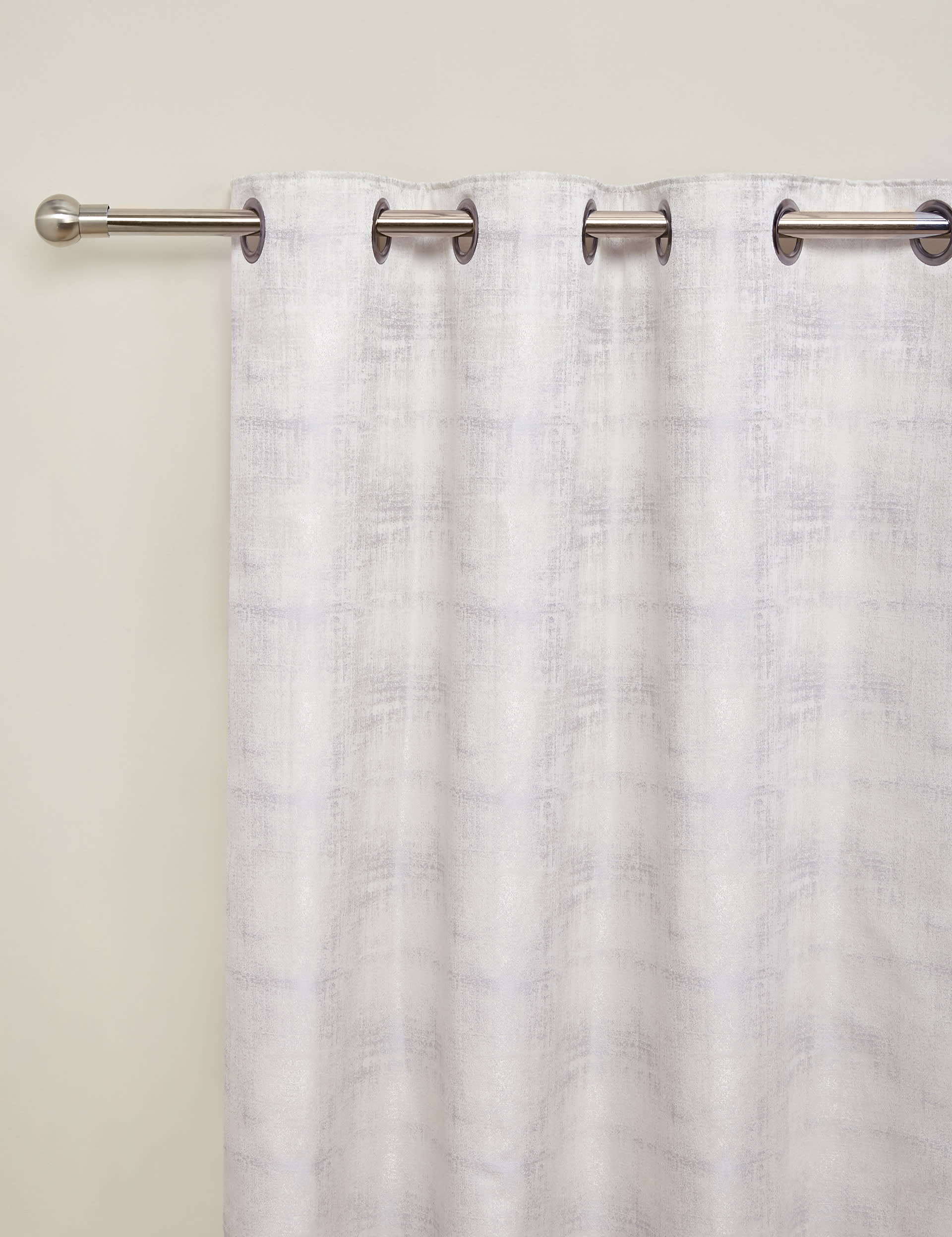 Painterly Jacquard Eyelet Curtains Image 2 of 3