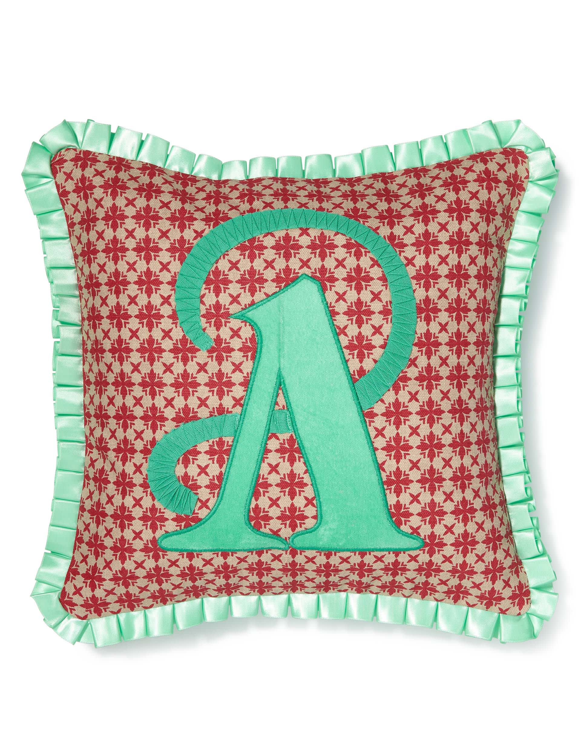 Alphabet A Cushion Image 1 of 2