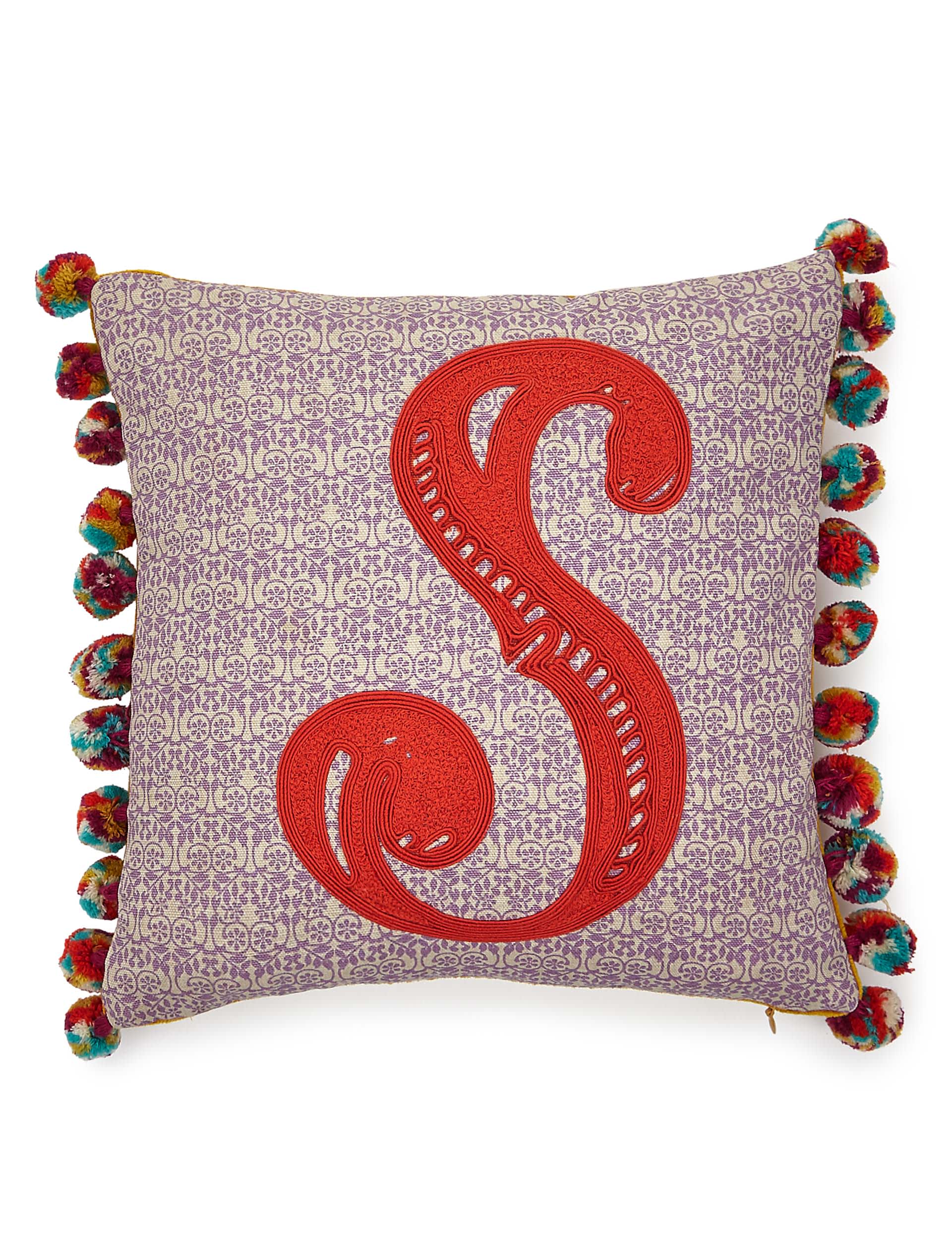 Alphabet S Cushion Image 1 of 2