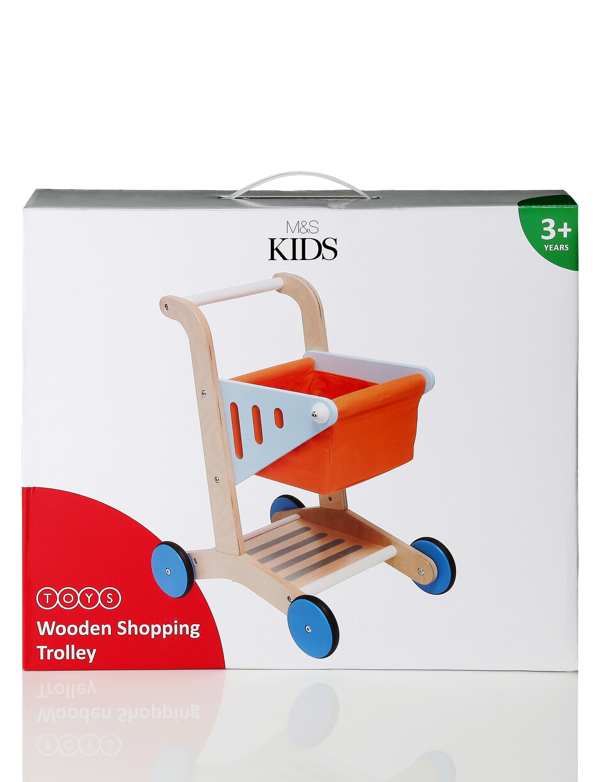 Wooden Shopping Trolley Image 2 of 3