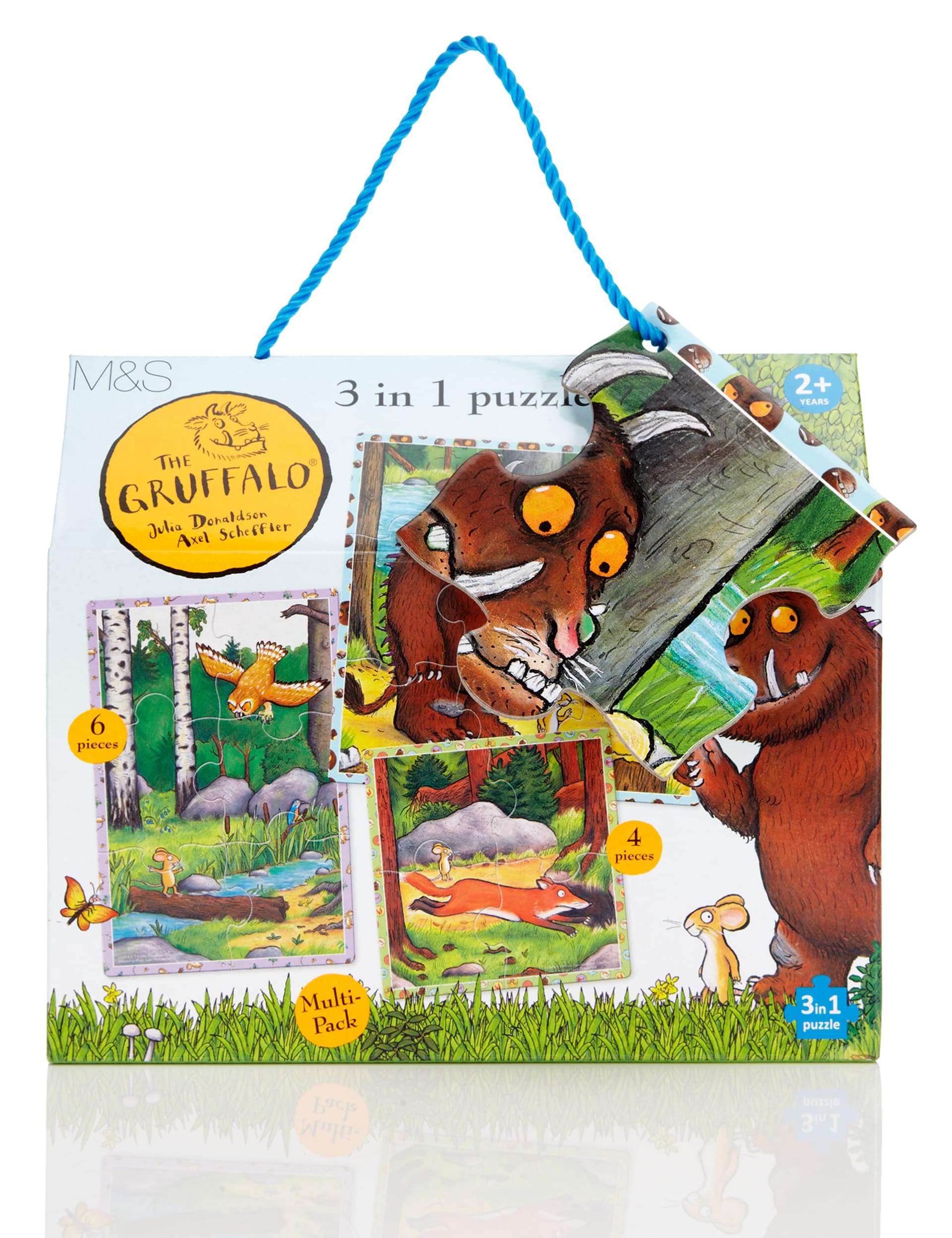 The Gruffalo 3-in-1 Multi-Pack Puzzle Image 1 of 2