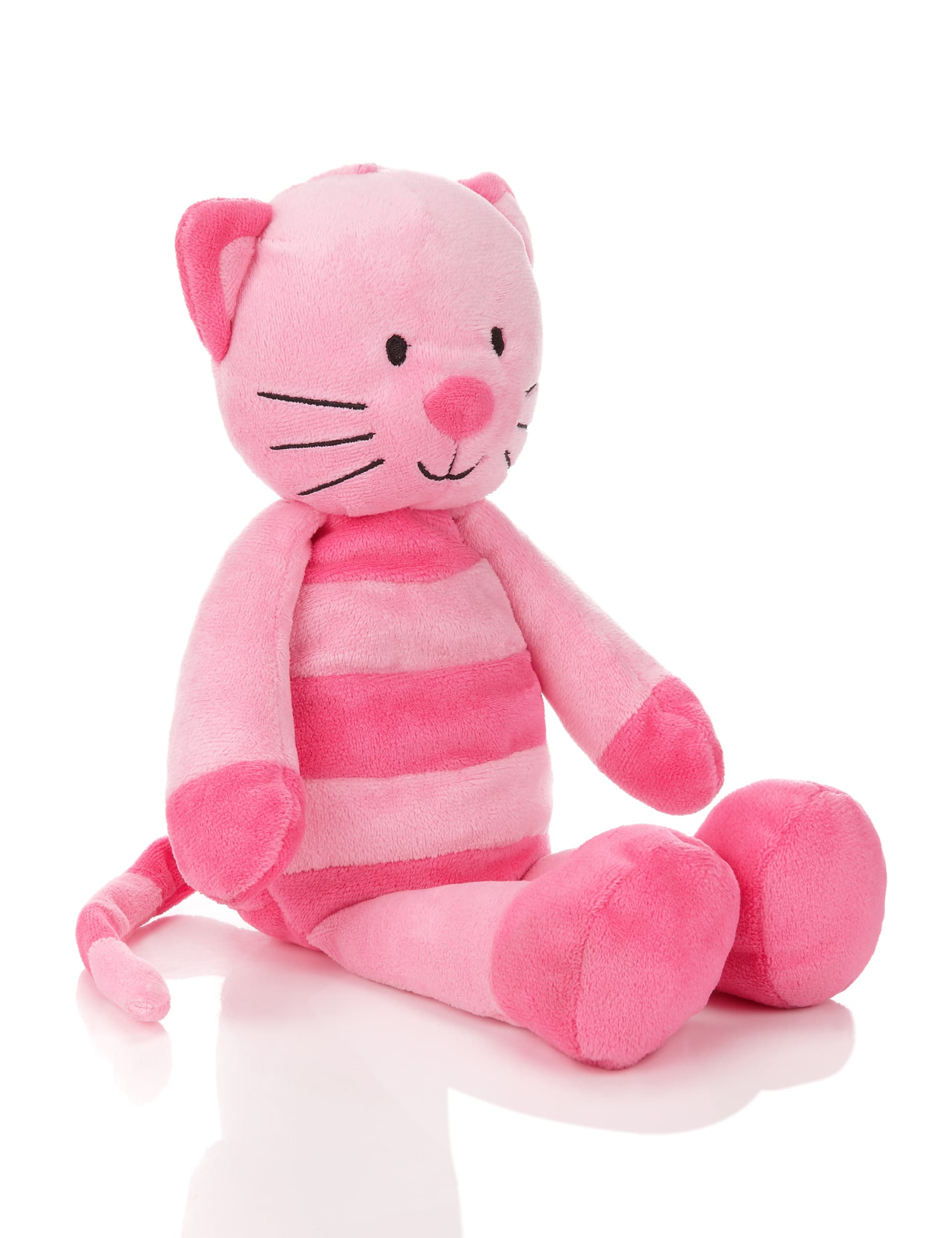 Stripy Cat Soft Toy M S