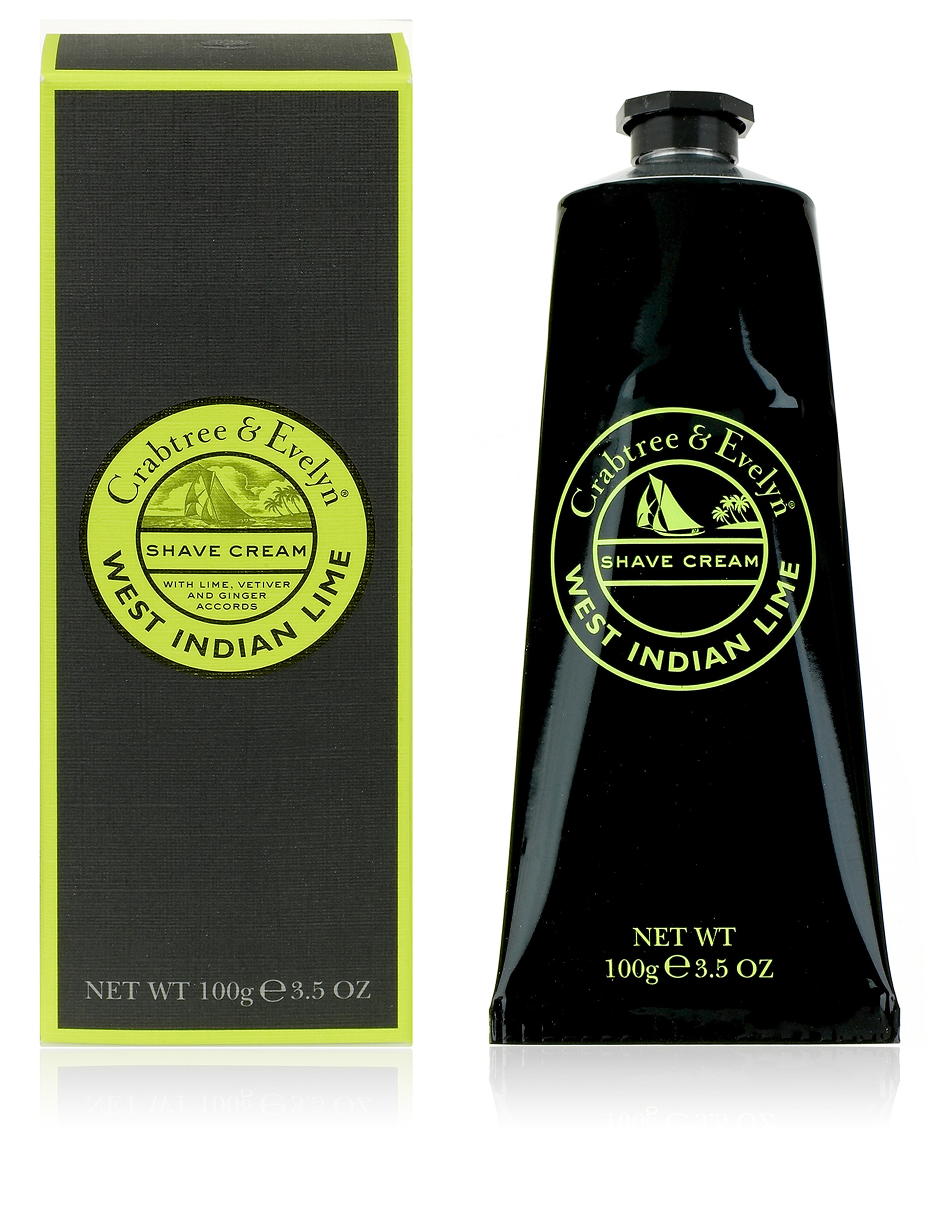 West Indian Lime Shaving Cream 100g Image 1 of 2