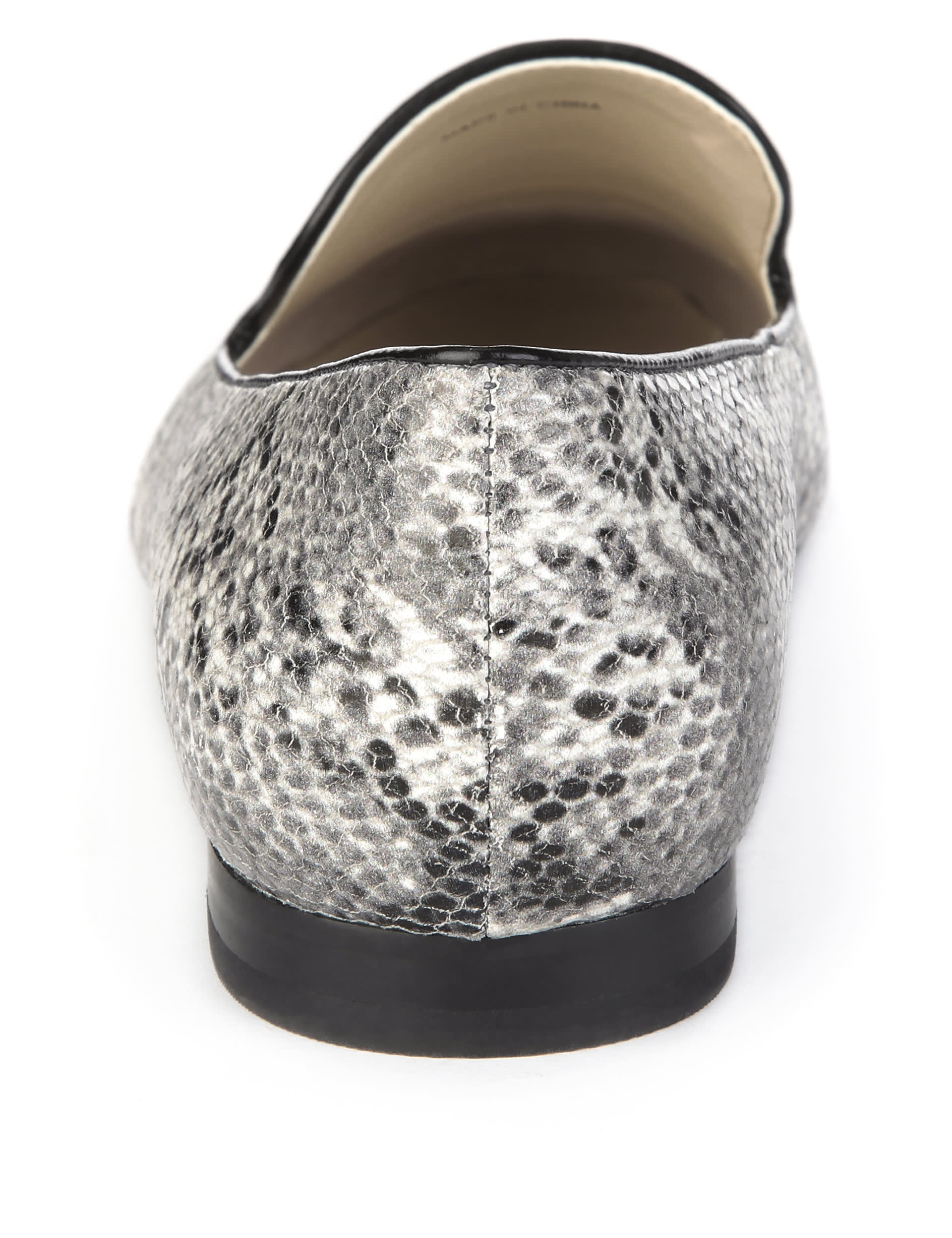 Leather Faux Snakeskin Shoes with Insolia Flex Autograph M S