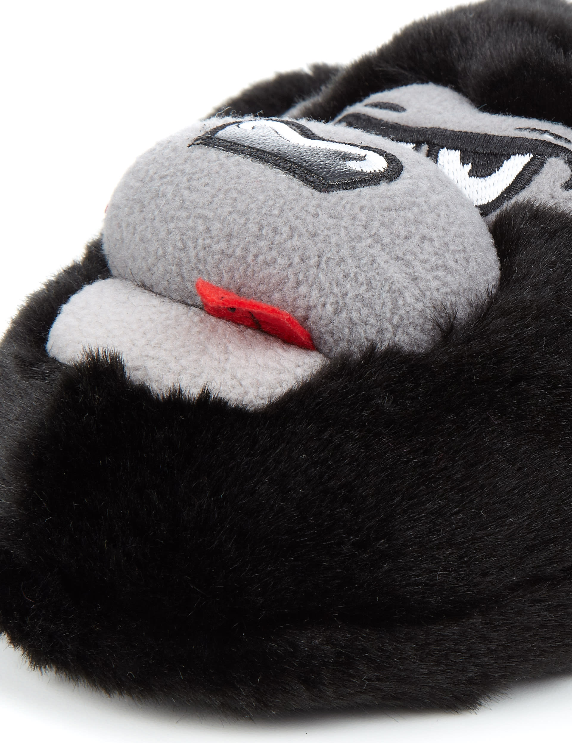 Faux Fur Gorilla Slippers Image 2 of 5