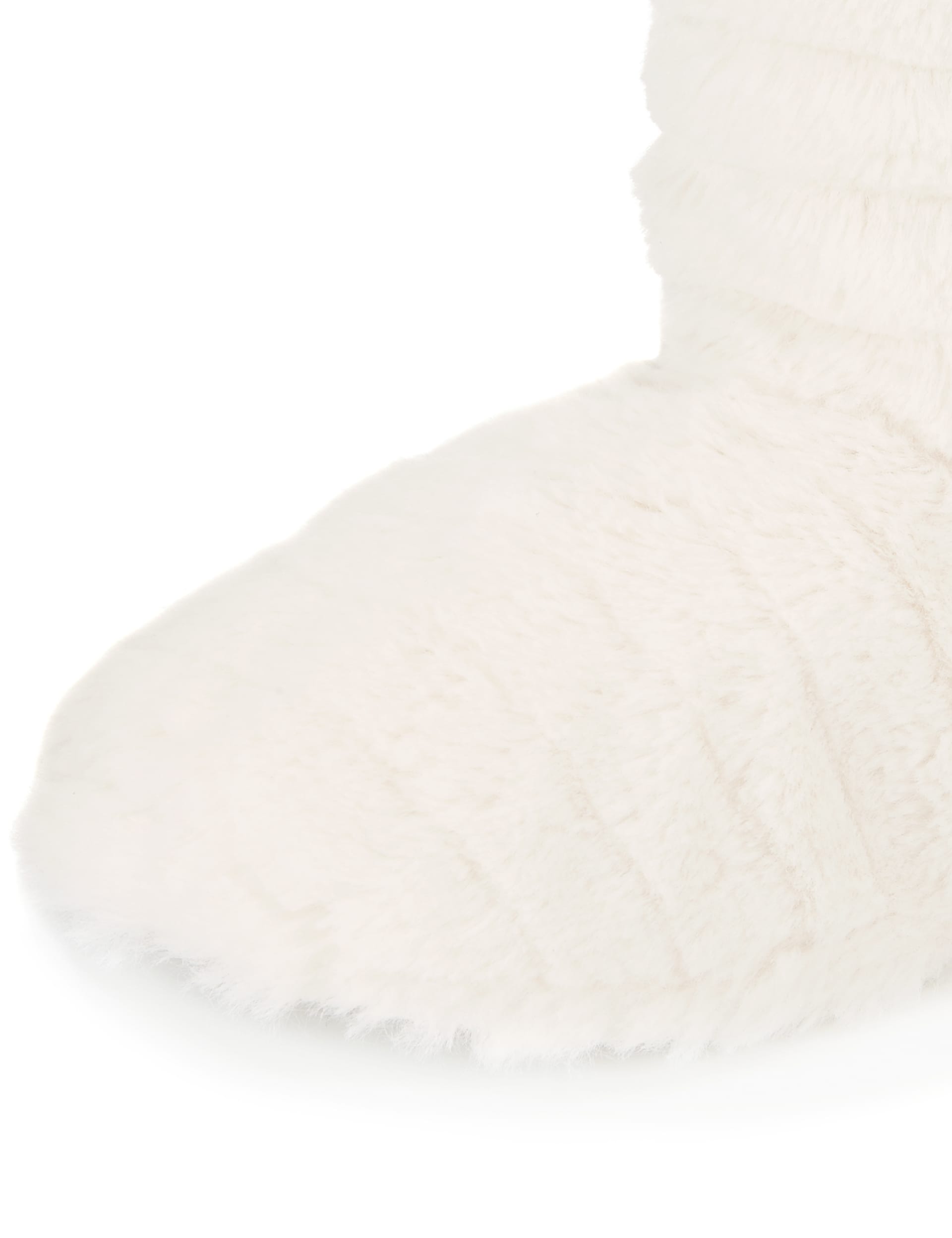 Faux Fur Boot Slippers Image 2 of 5