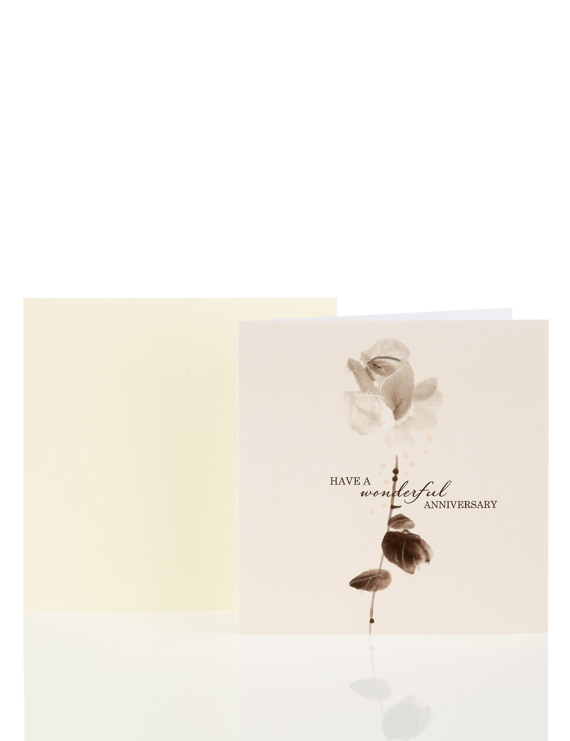 Classic Rose Anniversary Card Image 1 of 2
