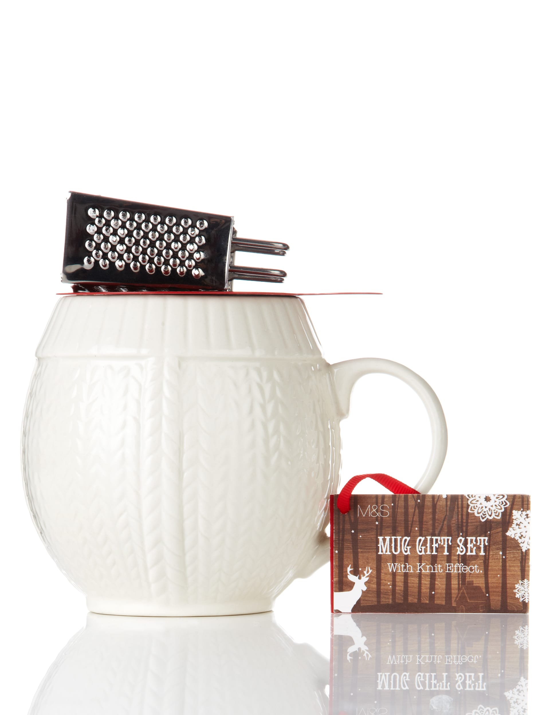 Cosy Knitted Mug Set Image 1 of 2