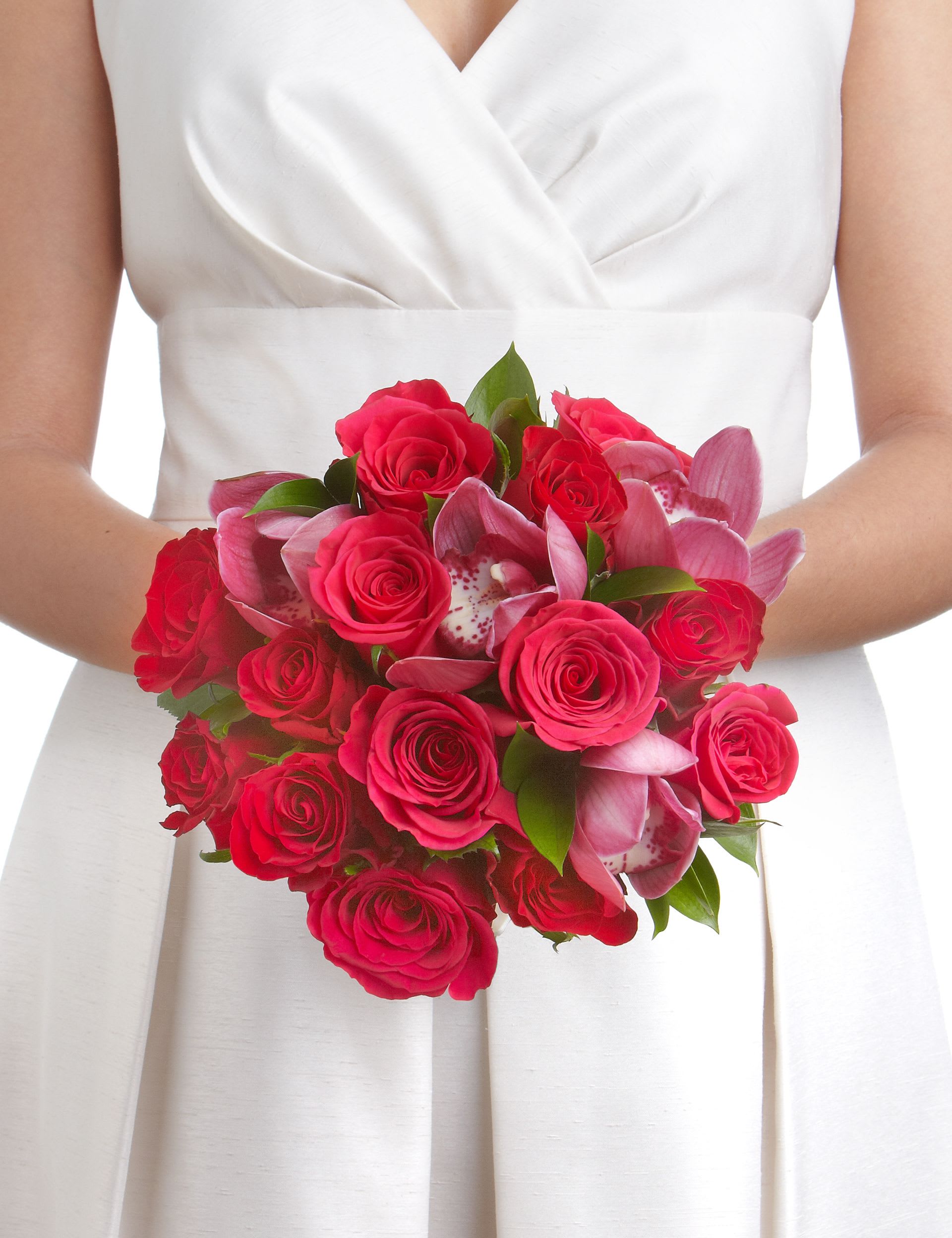 Orchid & Rose Collection - Bridesmaid Bouquet Image 1 of 1