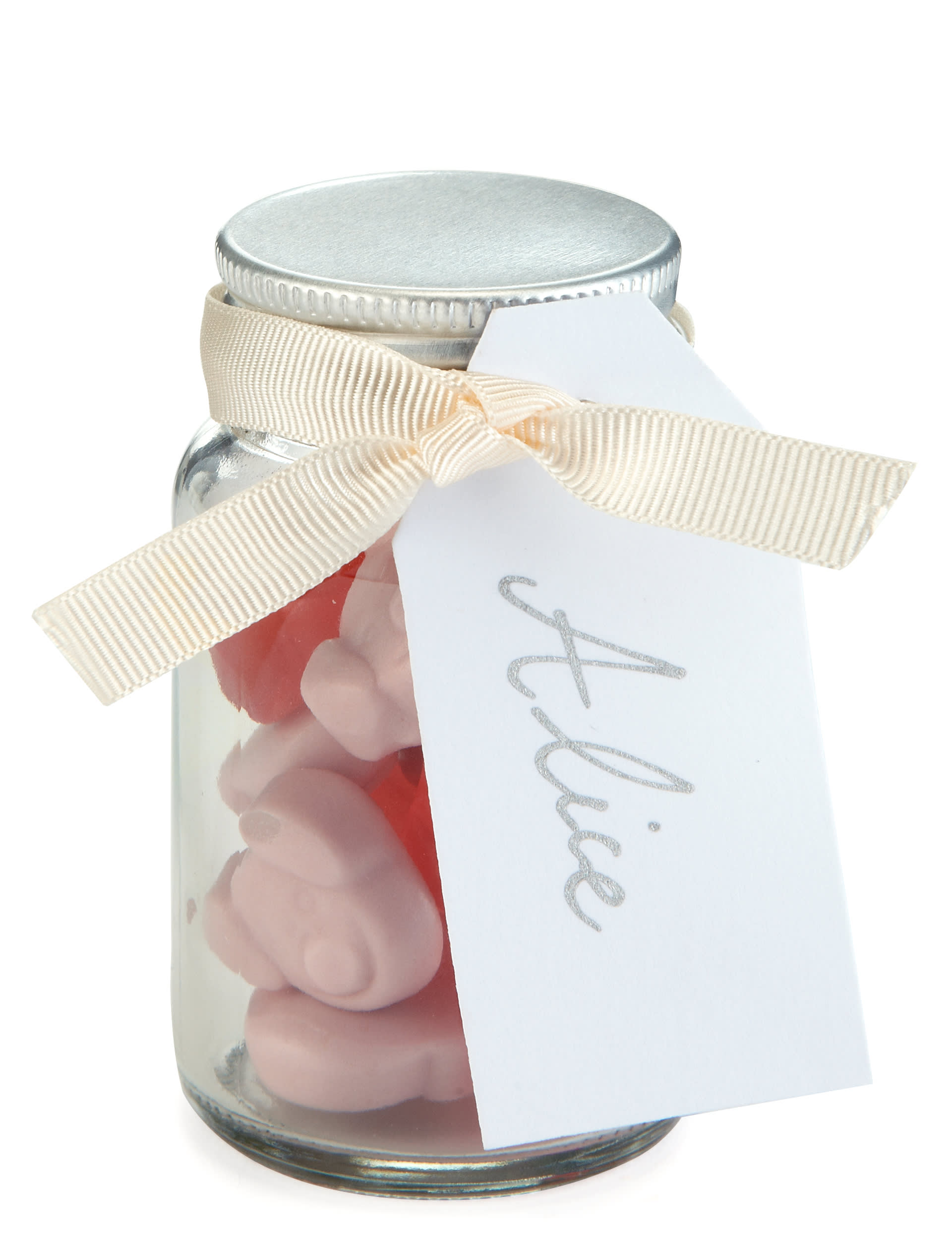 Create your Own Percy Piglets™ Wedding Favours with Cream Ribbons Image 2 of 6