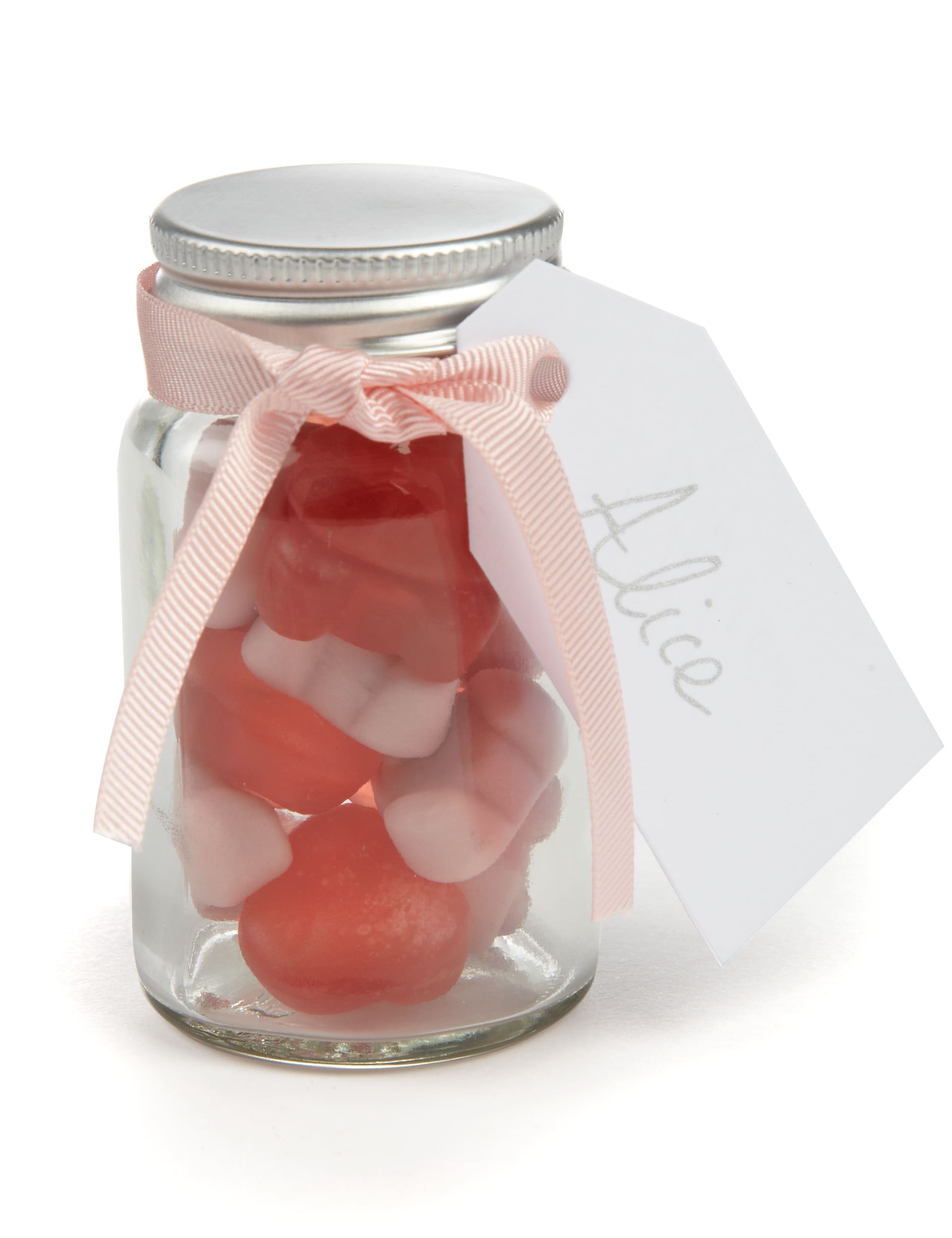 Create Your Own Percy Piglets™ Wedding Favours with Pink Ribbons - Pack of 25 Image 2 of 6