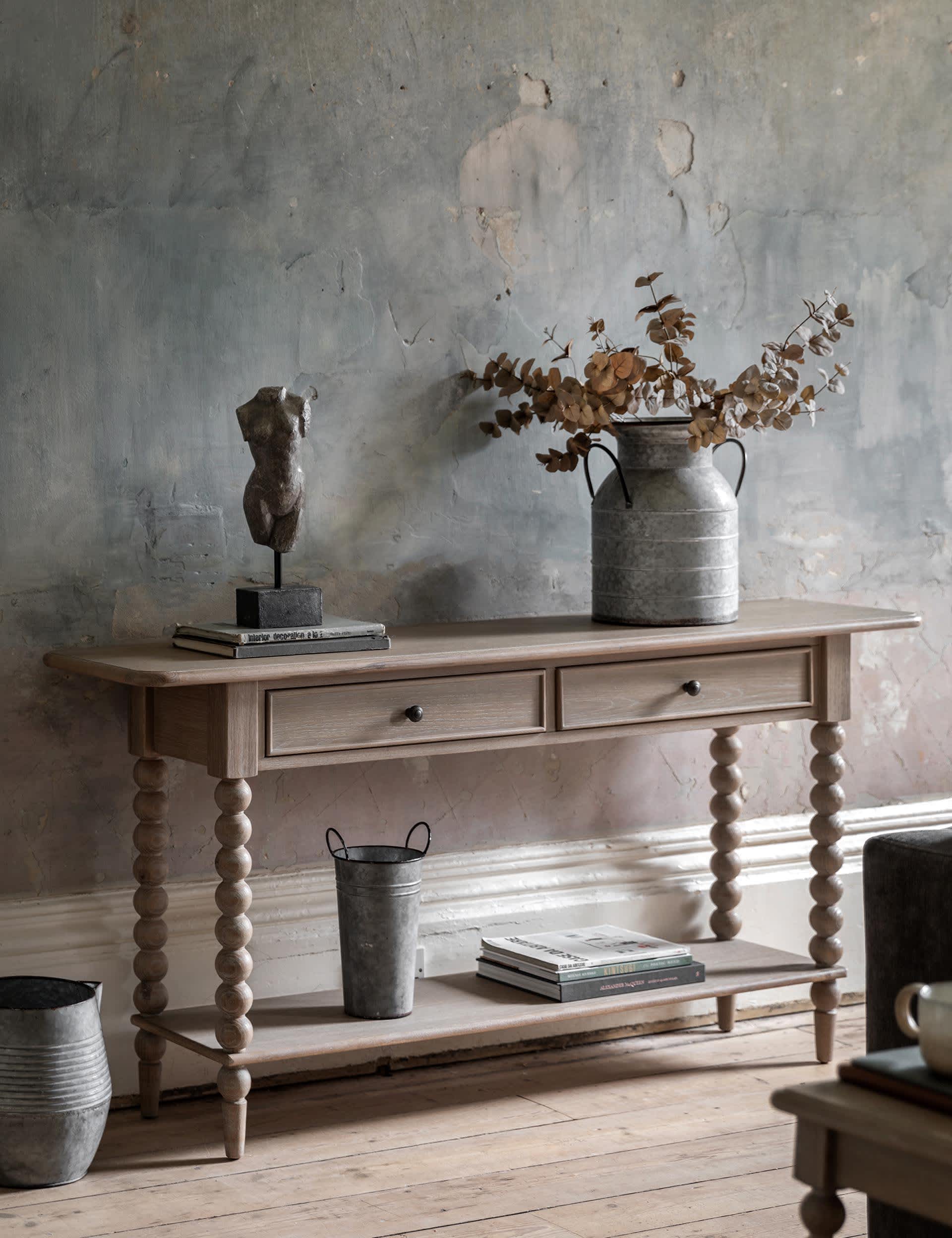 Artisan 2 Drawer Console Table by Gallery Direct at M&S