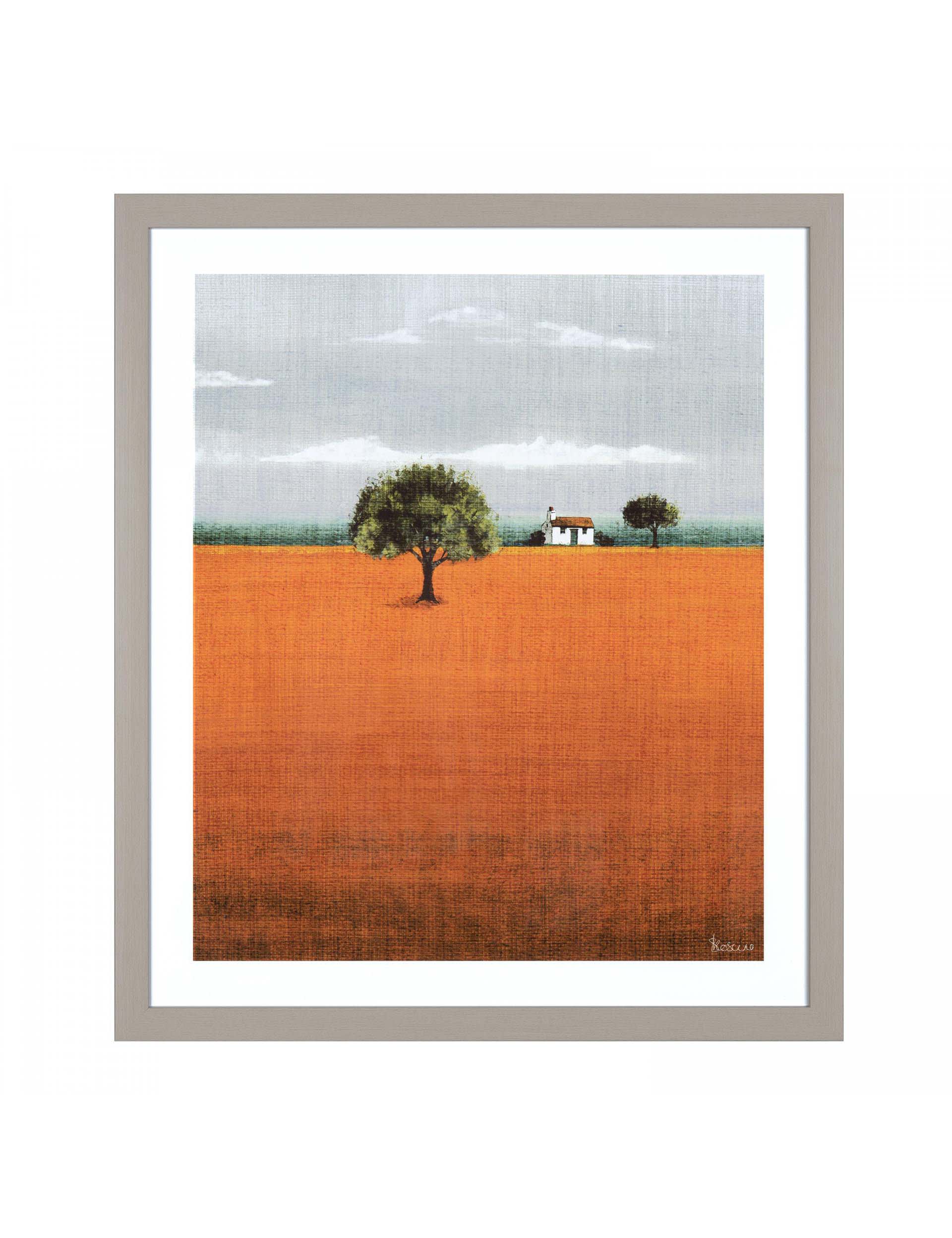 Gallery Direct Evening Glow Nature Rectangle Framed Art Framed Wall Art 70cm x 60cm