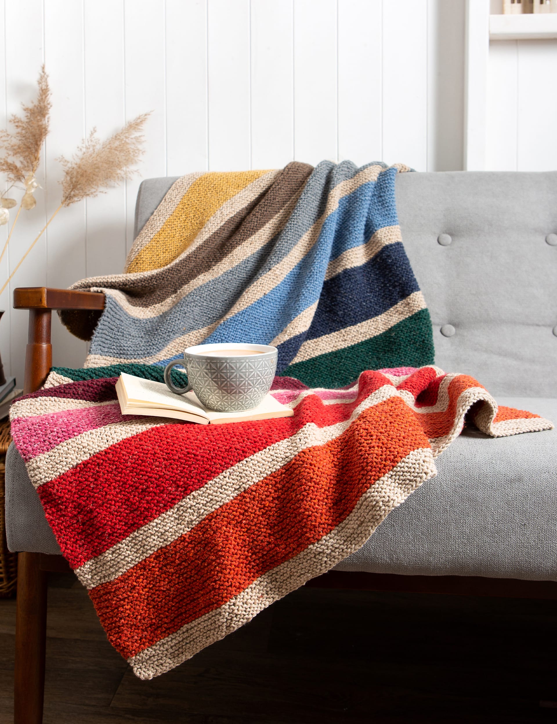 Rainbow Blanket Knitting Kit | Wool Couture | M&S