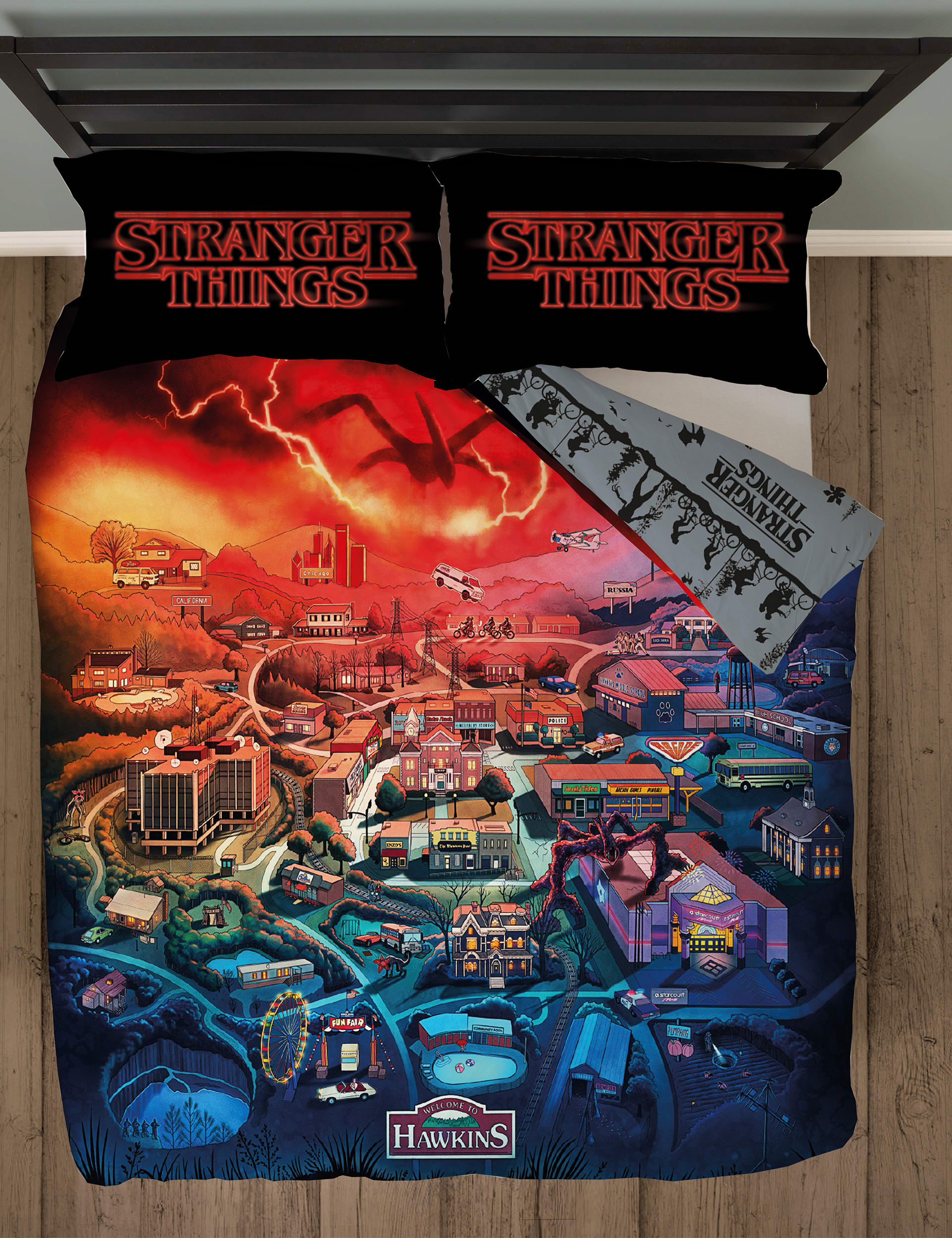 Stranger Things Cotton Blend Bedding Set