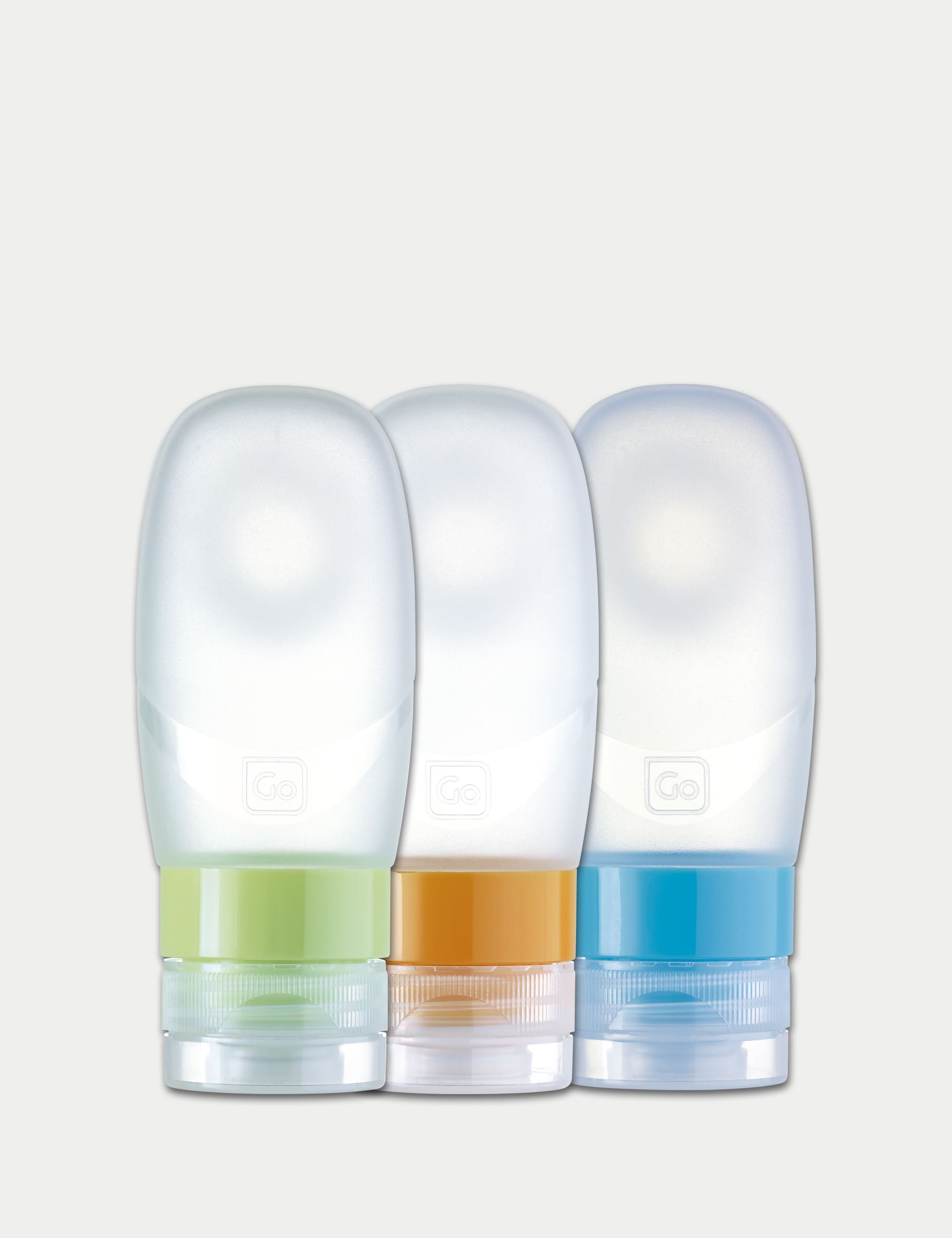 3pk Squeeze It Travel Toiletry Bottles | Go Travel | M&S