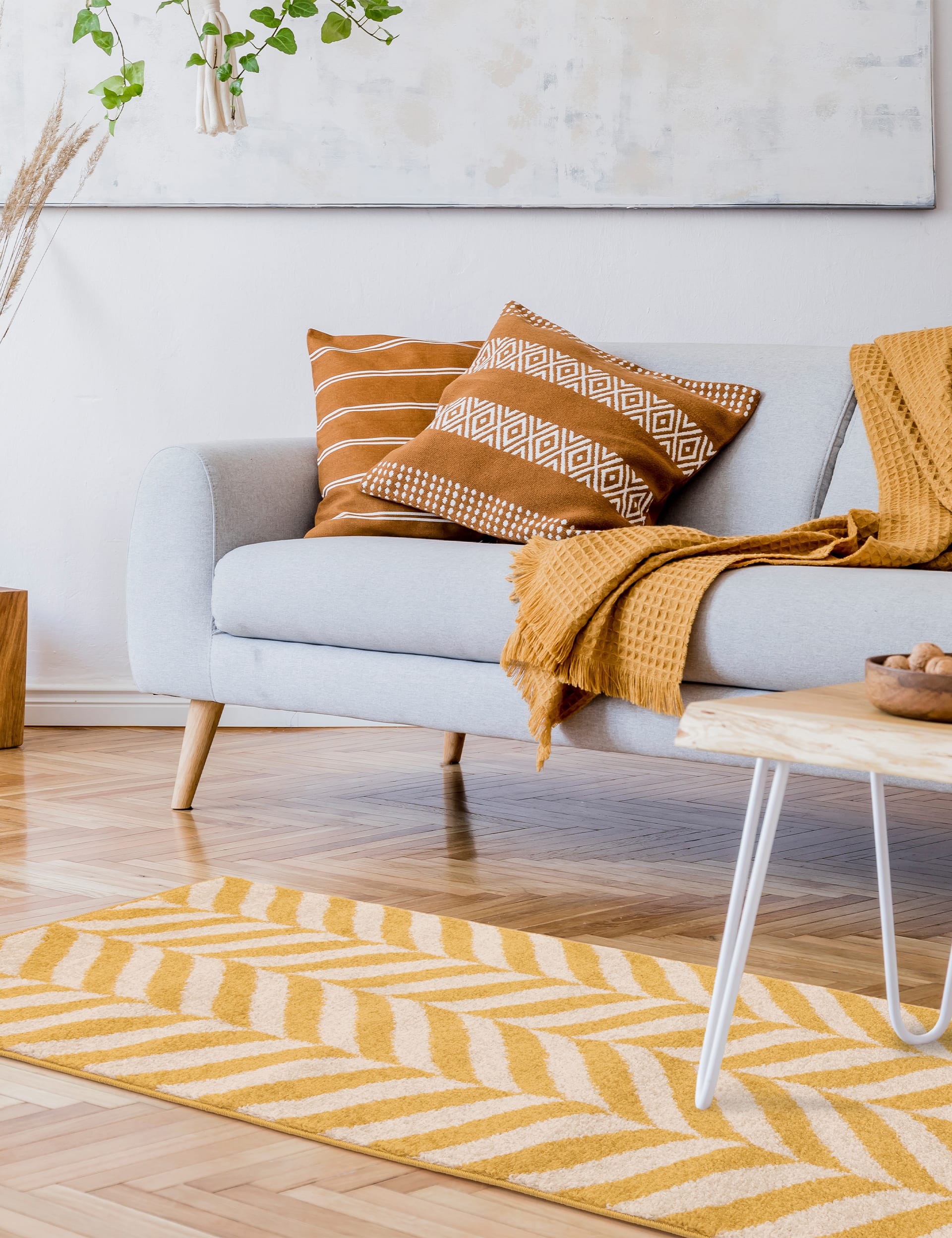Muse Chevron Rug | Asiatic | M&S