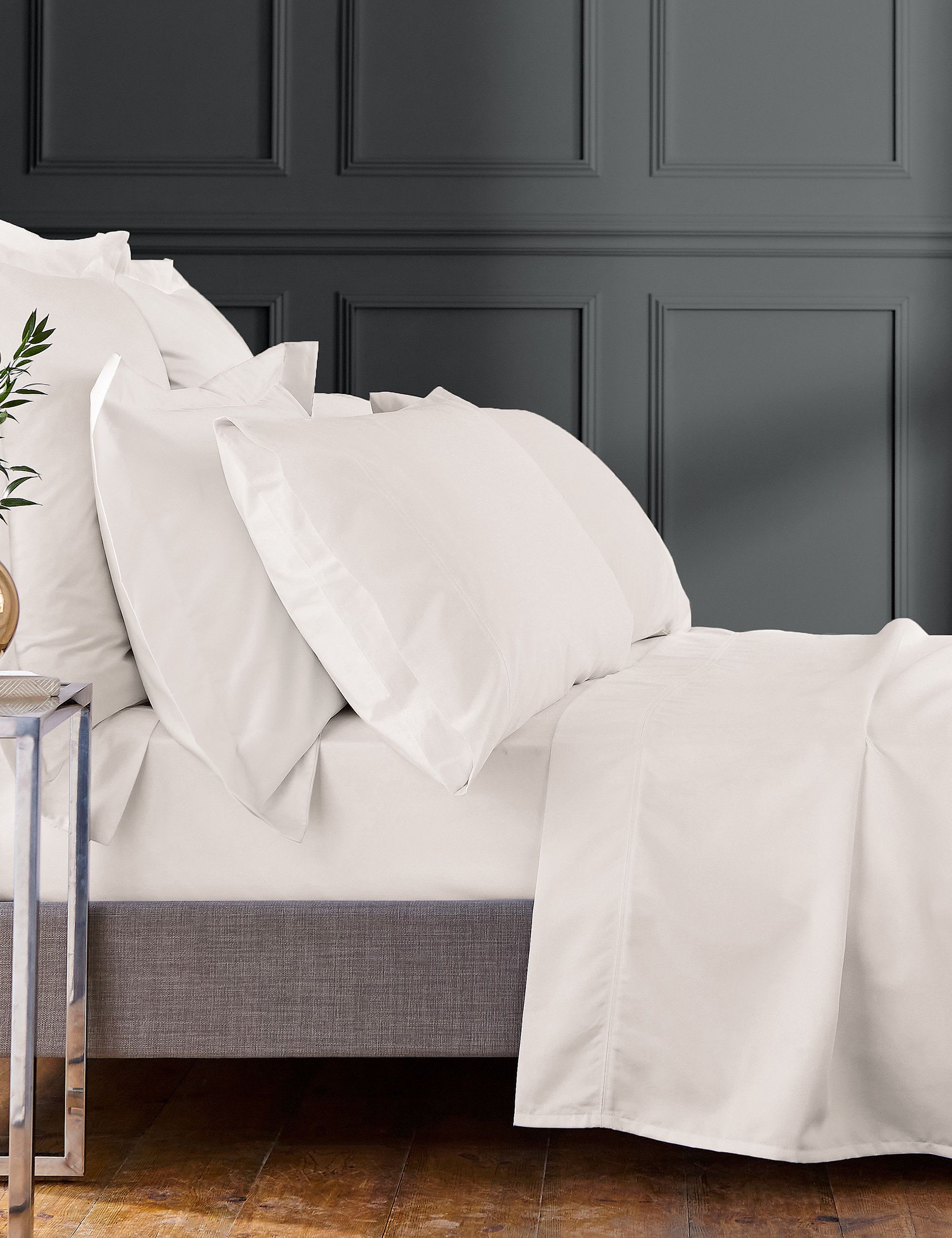 Egyptian Cotton 1000 Thread Count Flat Sheet by Bedeck of Belfast at M&S