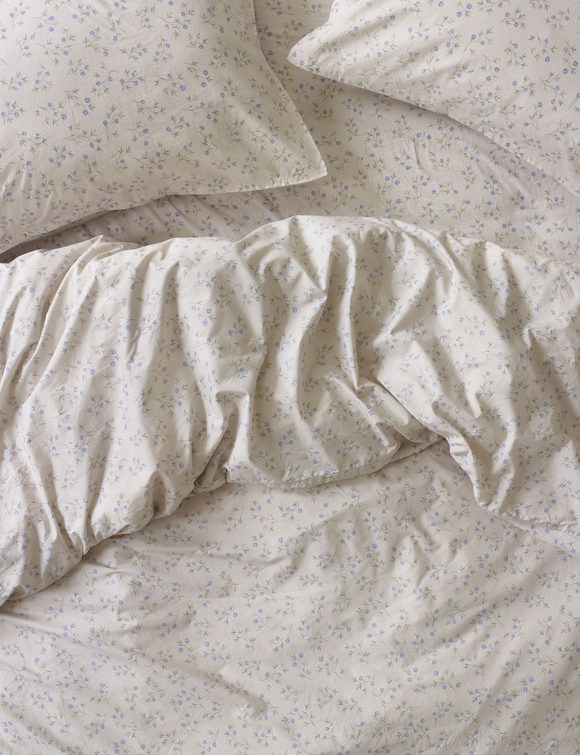 Pure Cotton Spring Sprig Cover | Piglet In Bed | M&S
