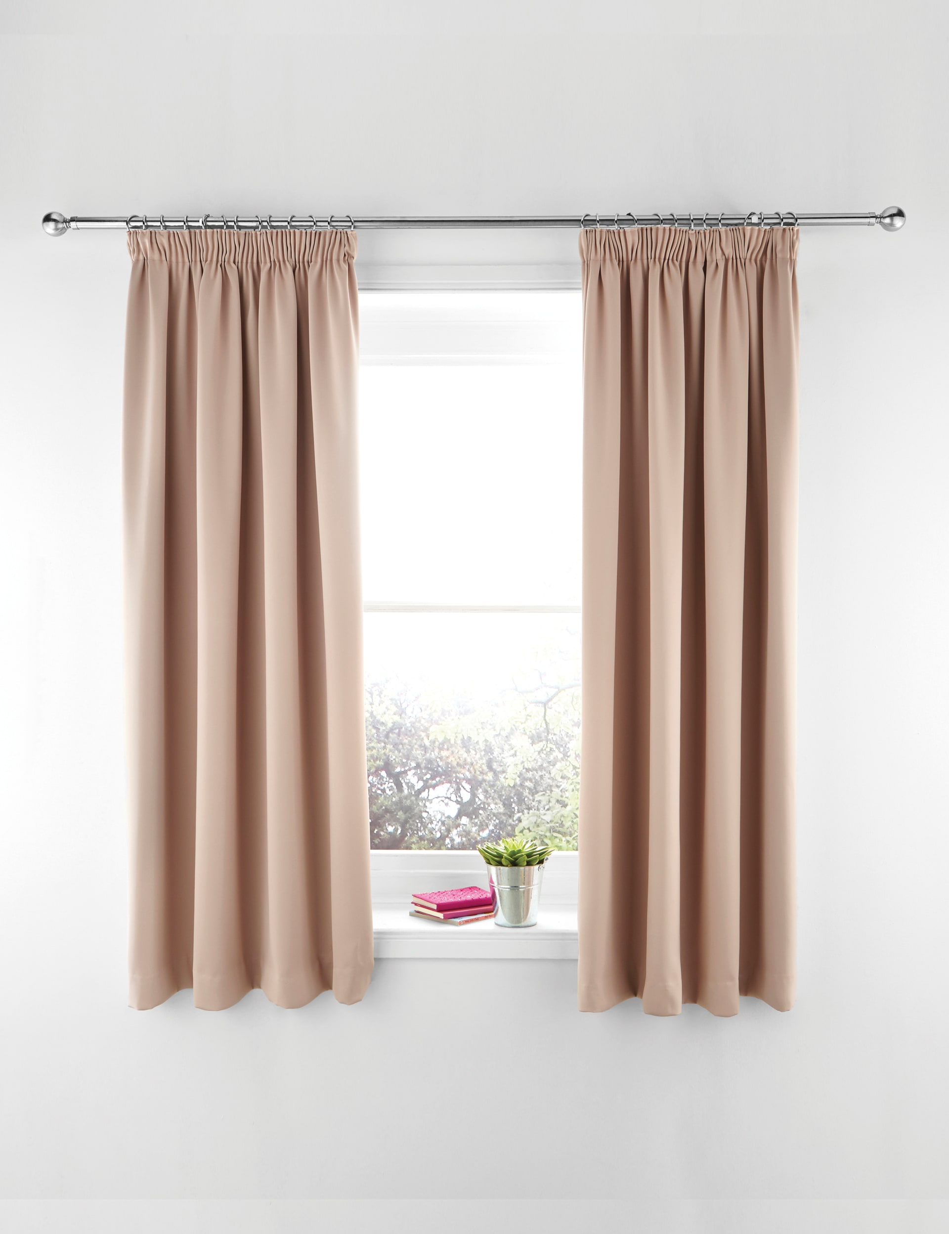 Blackout Pencil Pleat Curtains Image 1 of 1
