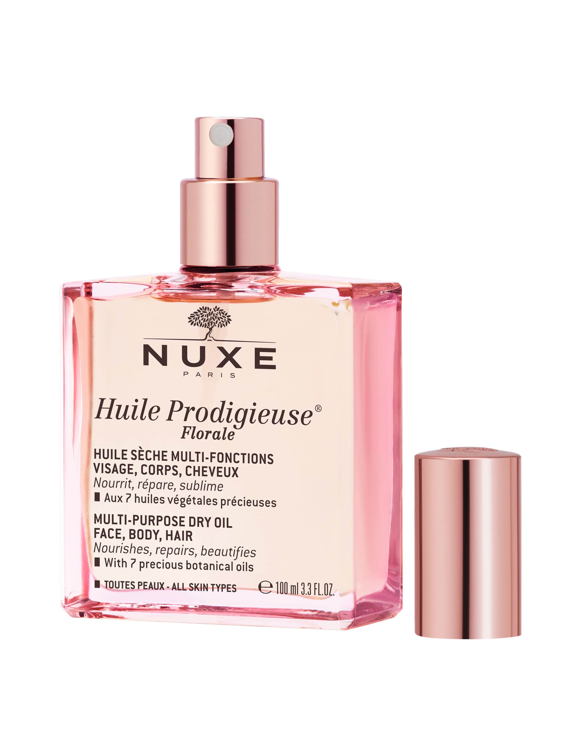 NUXE Huile Prodigieuse Florale Multipurpose Dry Oil for Face, Body, and Hair 100ml