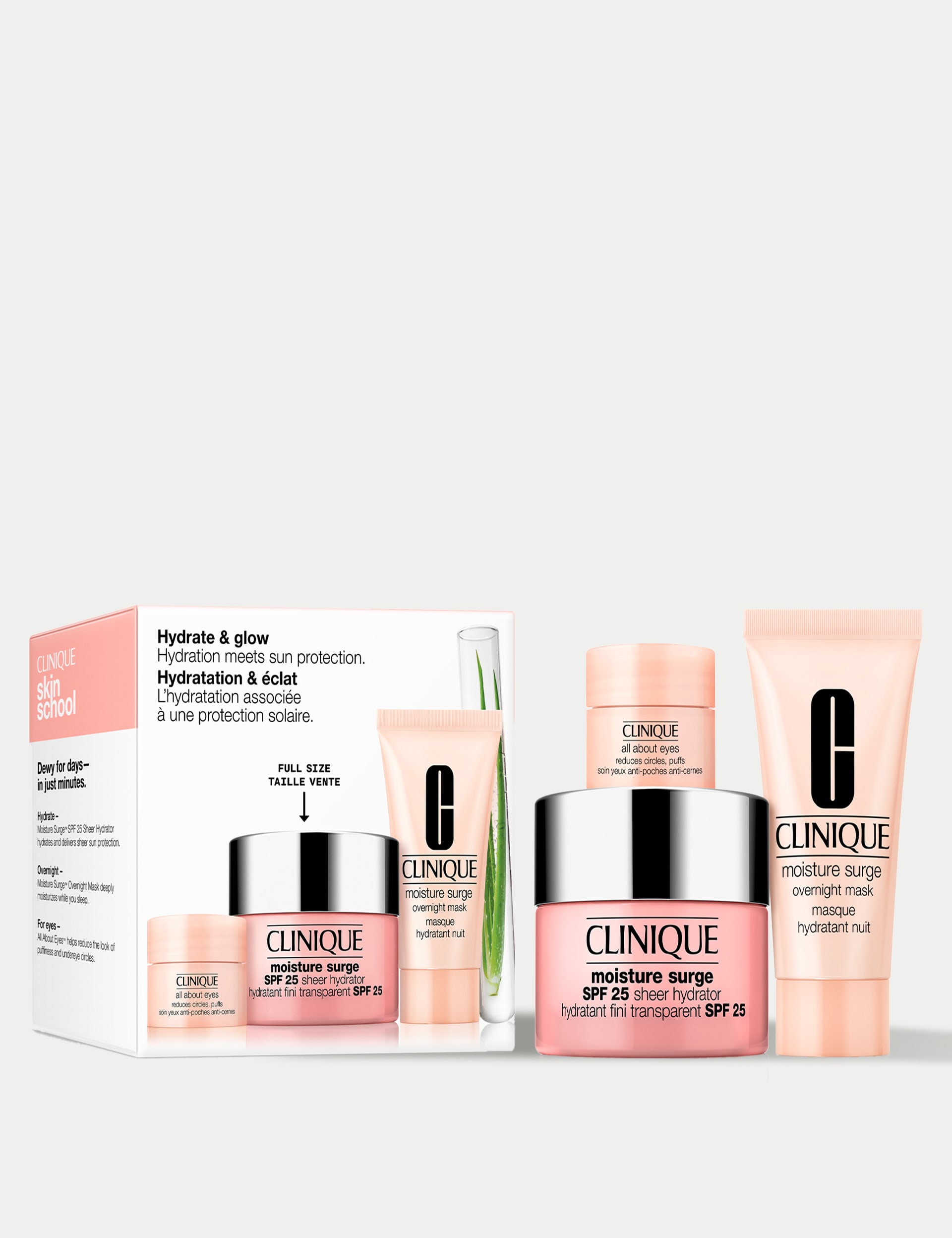 Skin School Supplies: Hydrate + Glow with SPF Skincare Gift Set