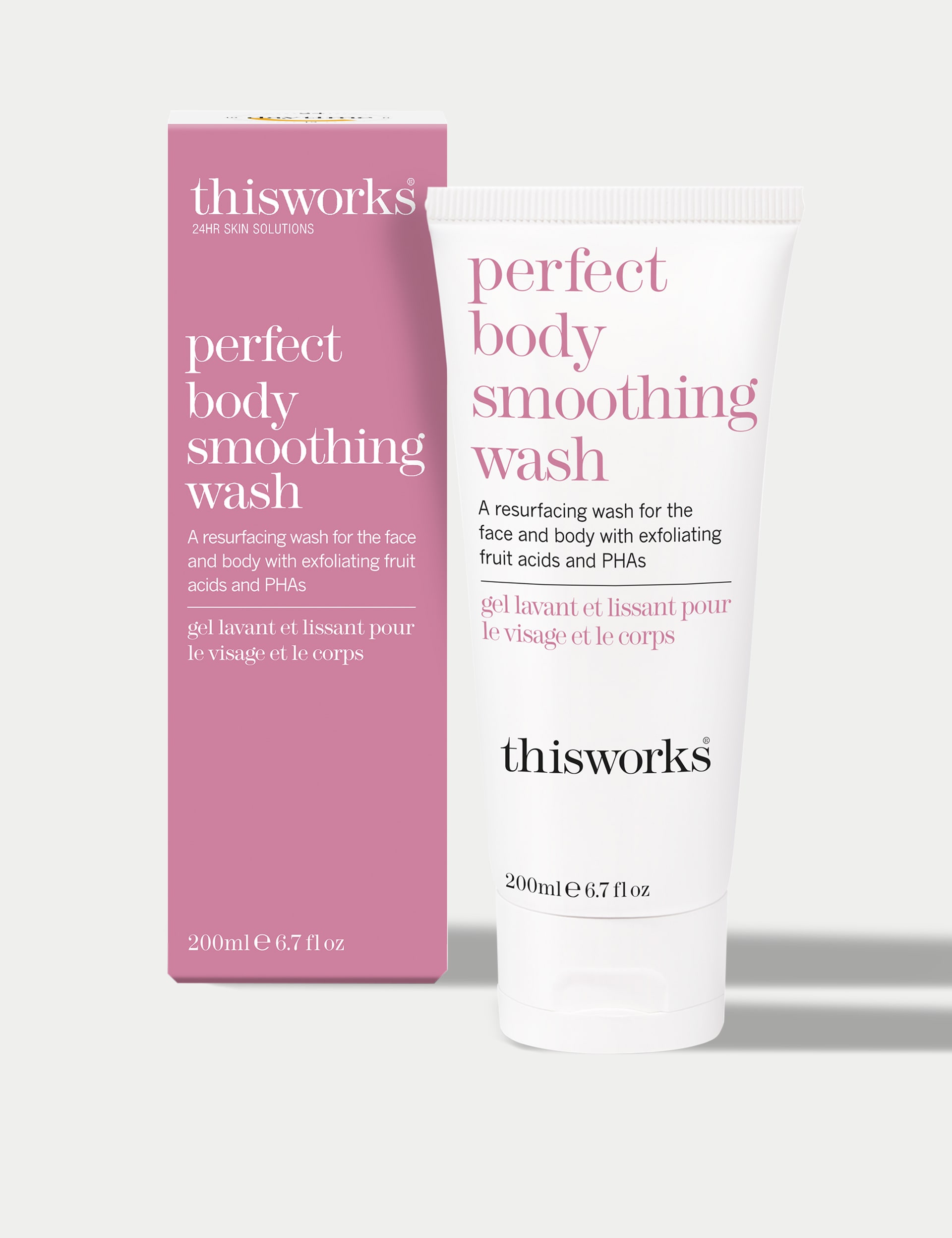 THIS WORKS Perfect Body Smoothing Wash Exfoliating Body Wash 200ml
