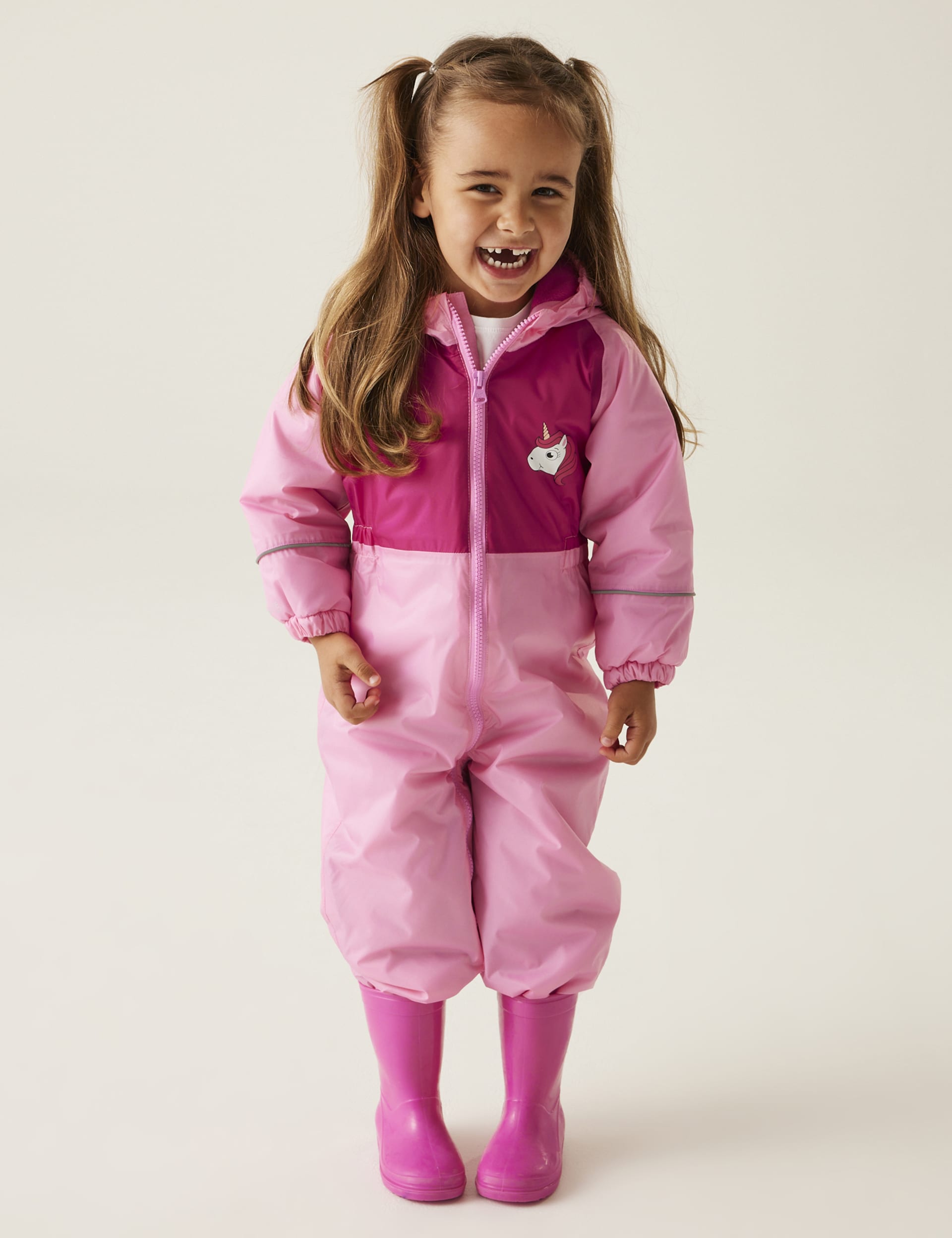 Regatta Mudplay III - Traje impermeable para niños con | WhichOne