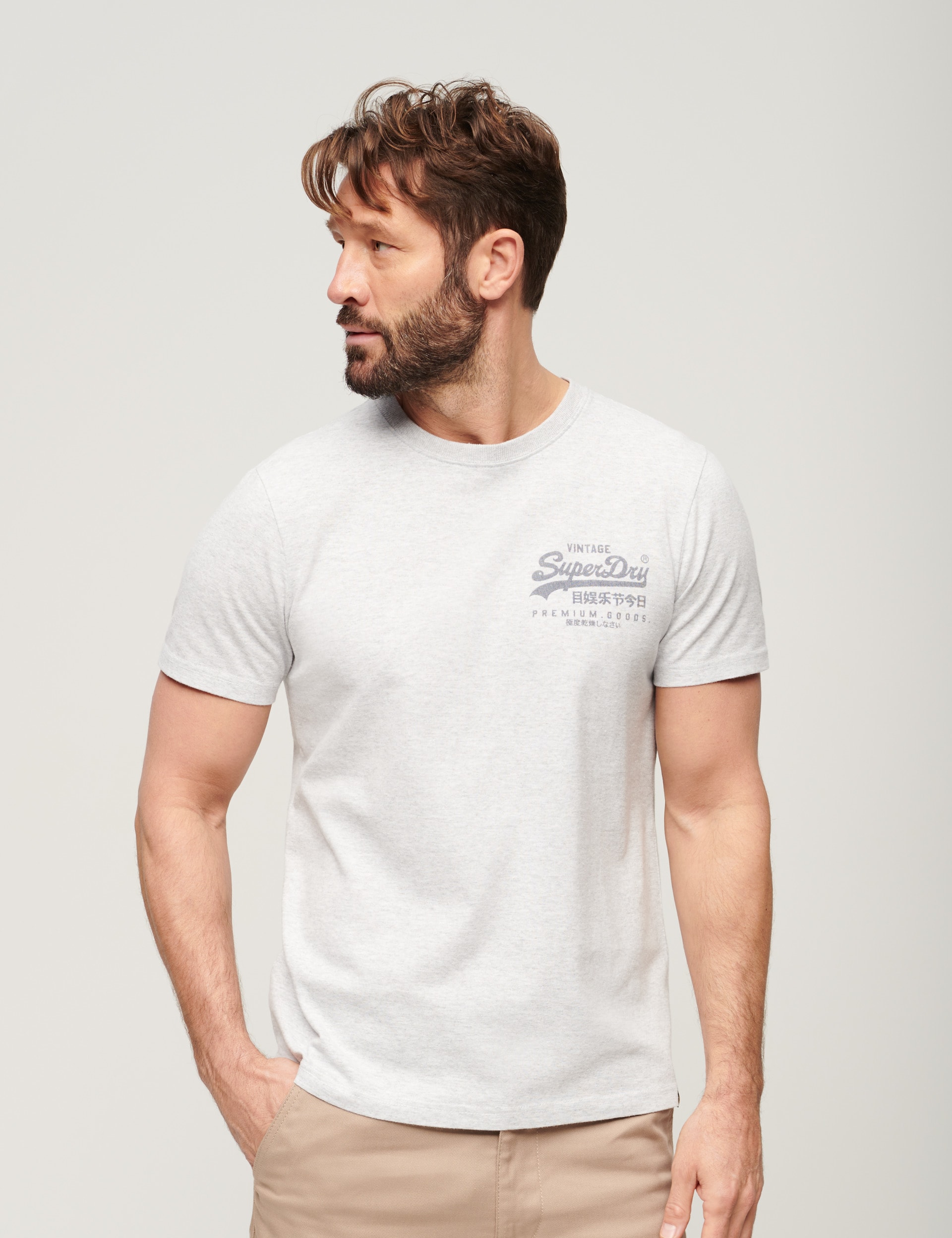 Cotton Rich Printed T-Shirt | Superdry | M&S