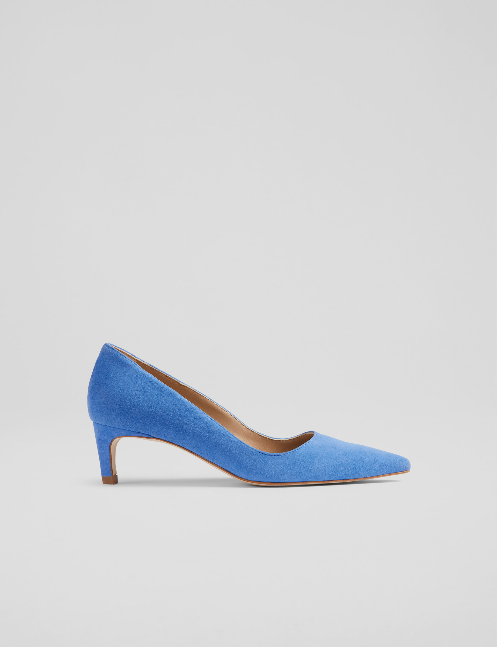 Suede Kitten Heel Pointed Court Shoes | LK BENNETT | M&S