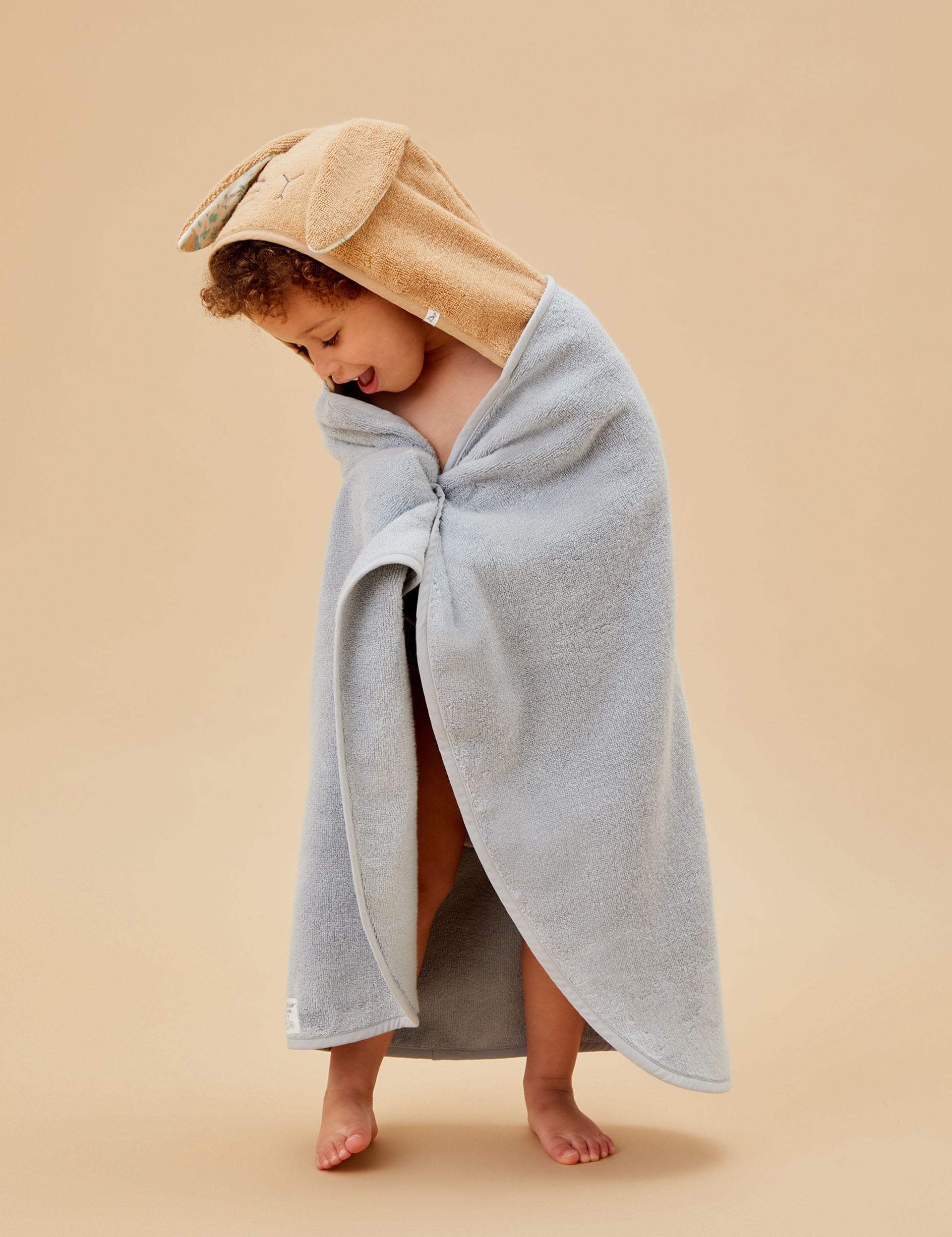 Pure Cotton Peter Rabbit Hooded Towel by MORI at M&S