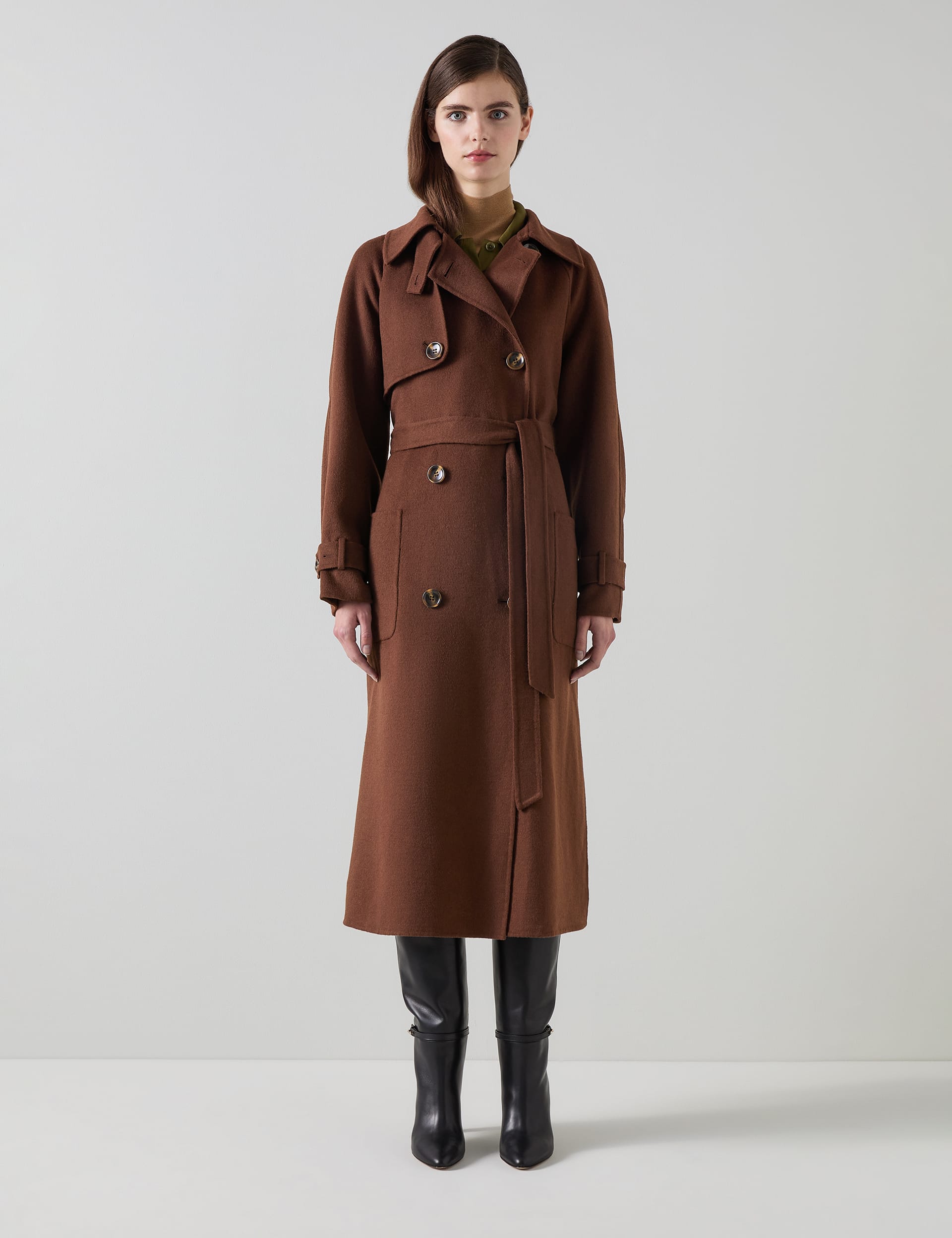 MPL Woman Long Trench Coat 9091 - San Clemente