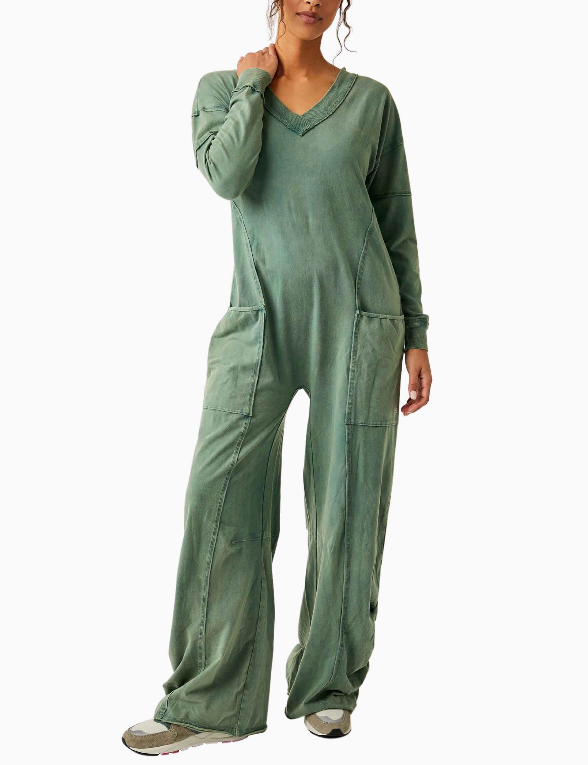 Hot Shot Cotton Rich Wide Leg Jumpsuit | FP Movement | M&S