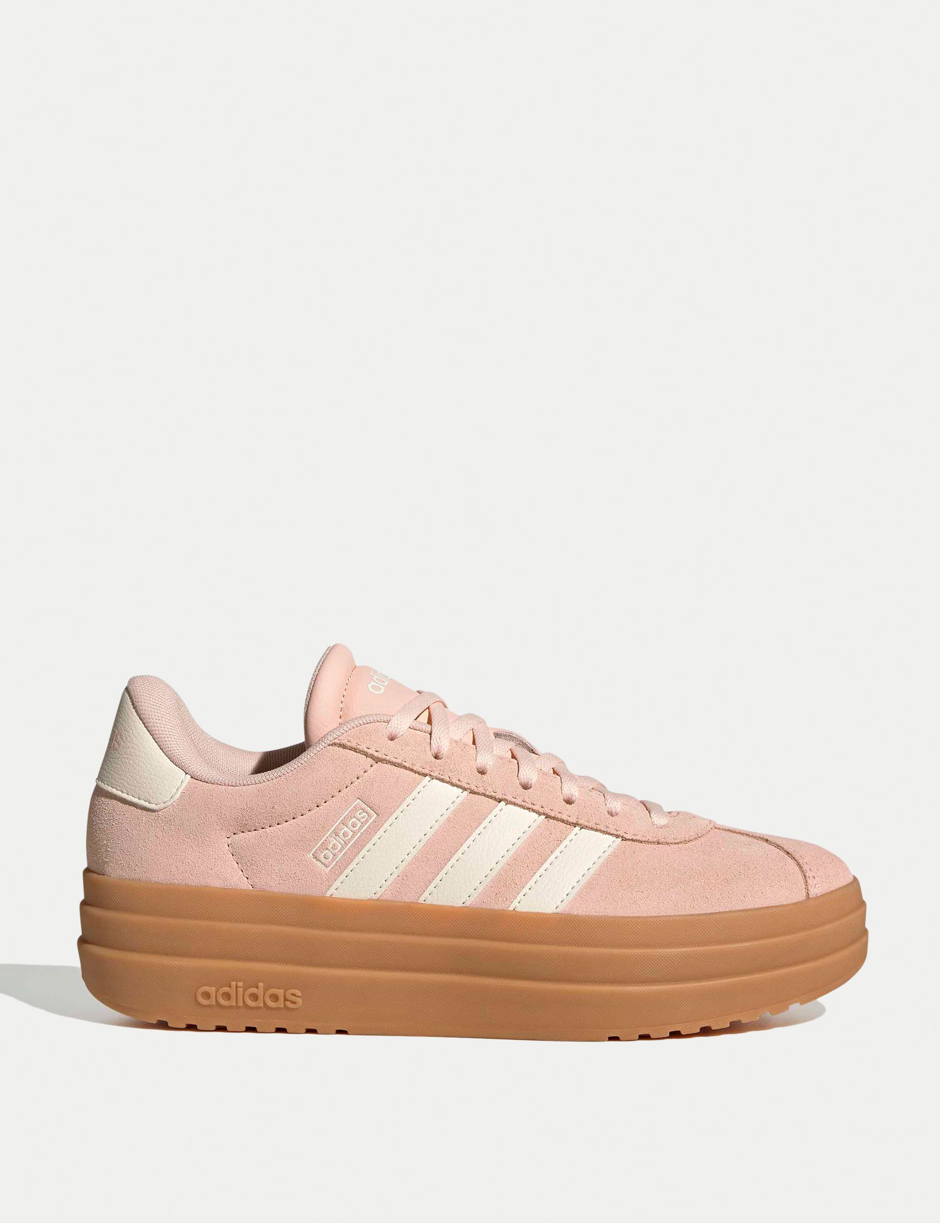 VL Court Bold Leather Platform Trainers