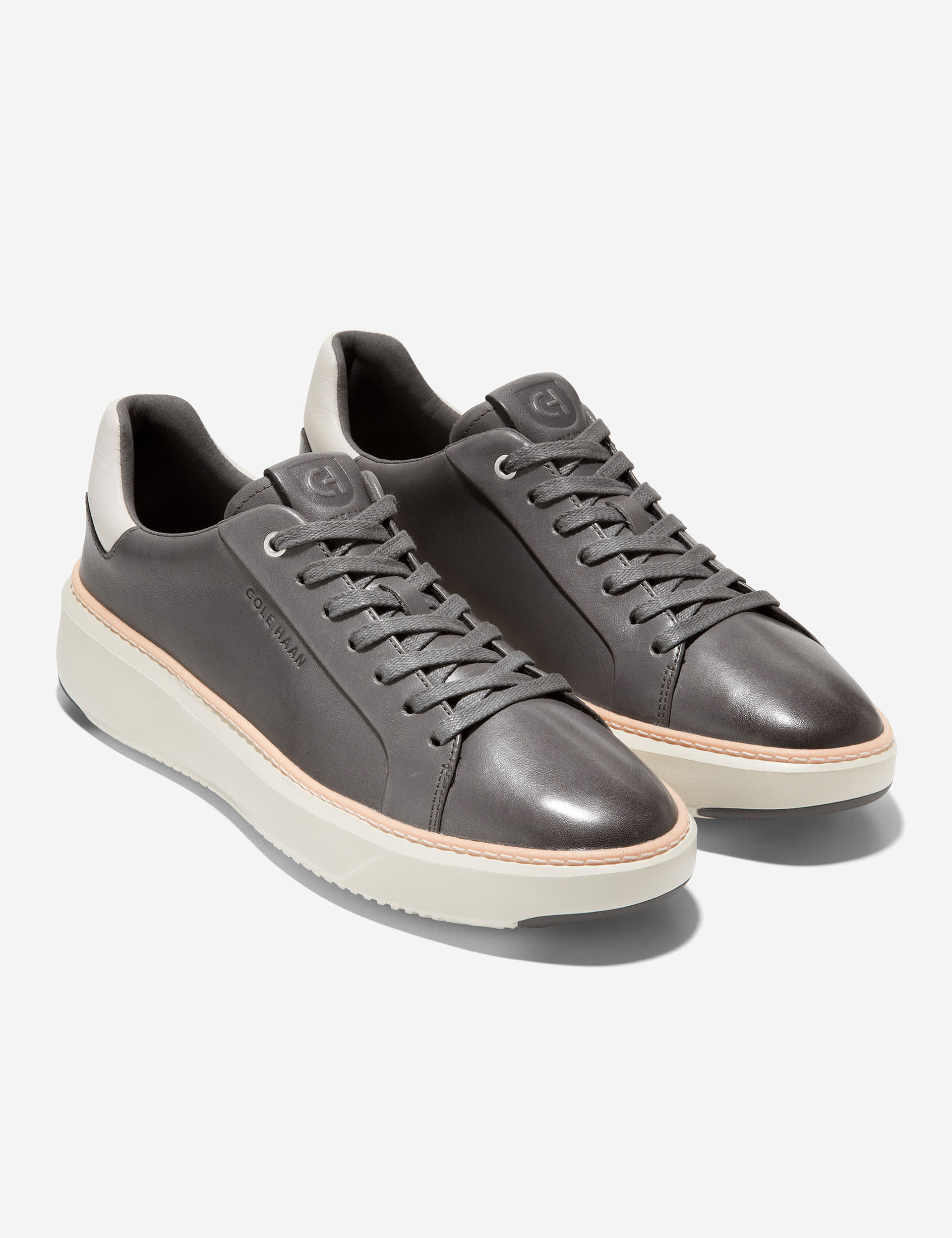 Grandpro Topspin Leather Lace Up Trainers