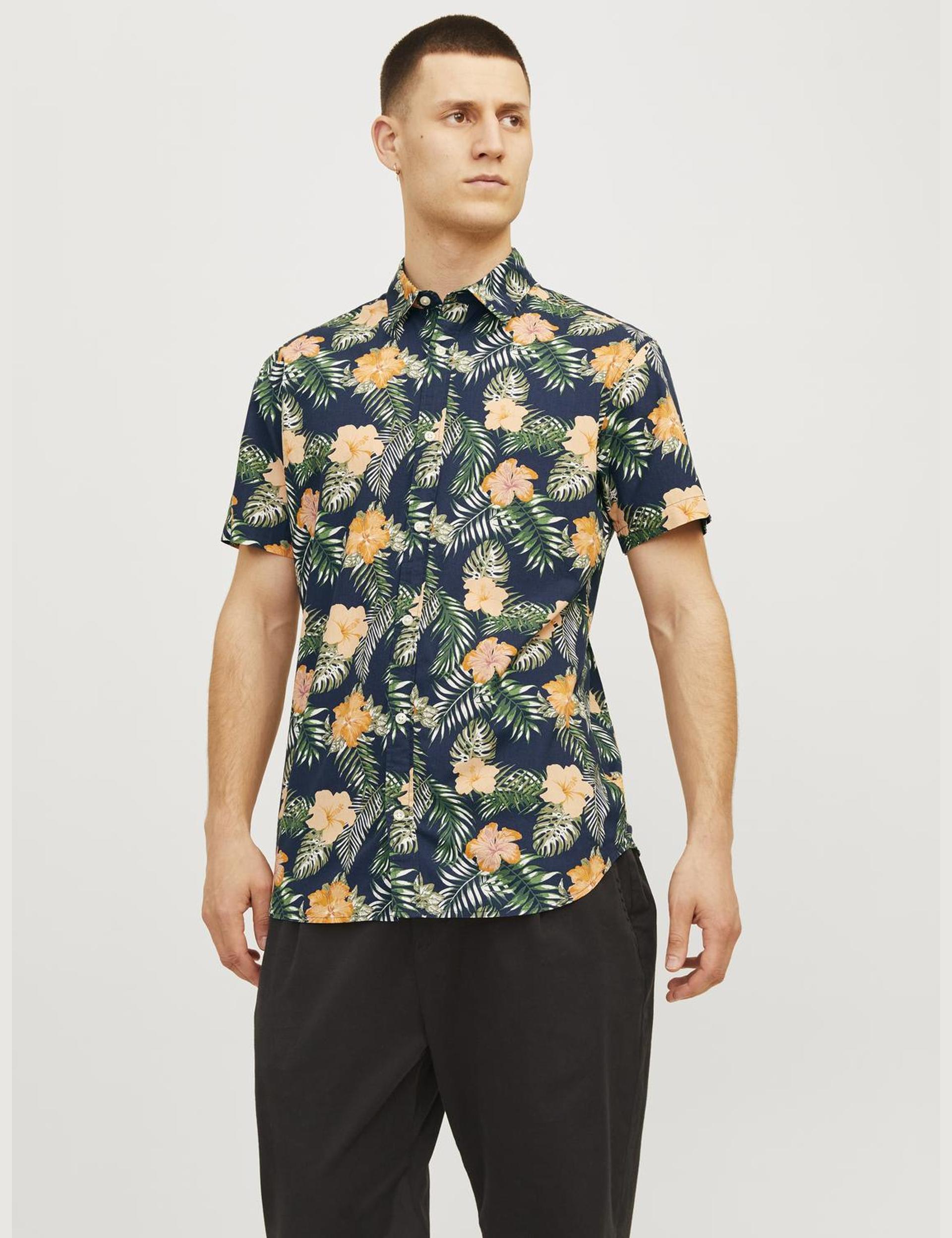 Pure Cotton Hawaiian Shirt