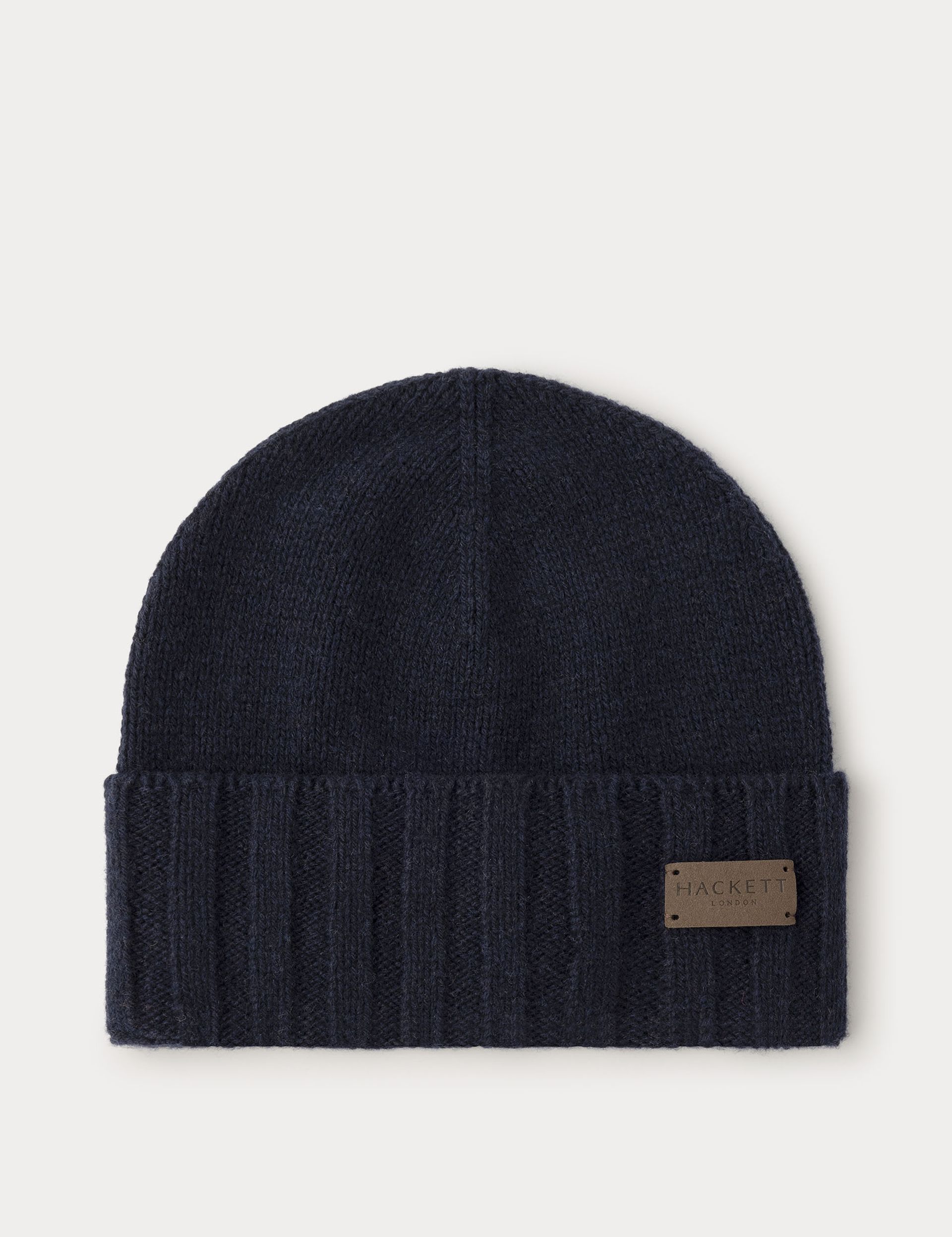 Wool Rich Beanie Hat with Cashmere Hackett M&S
