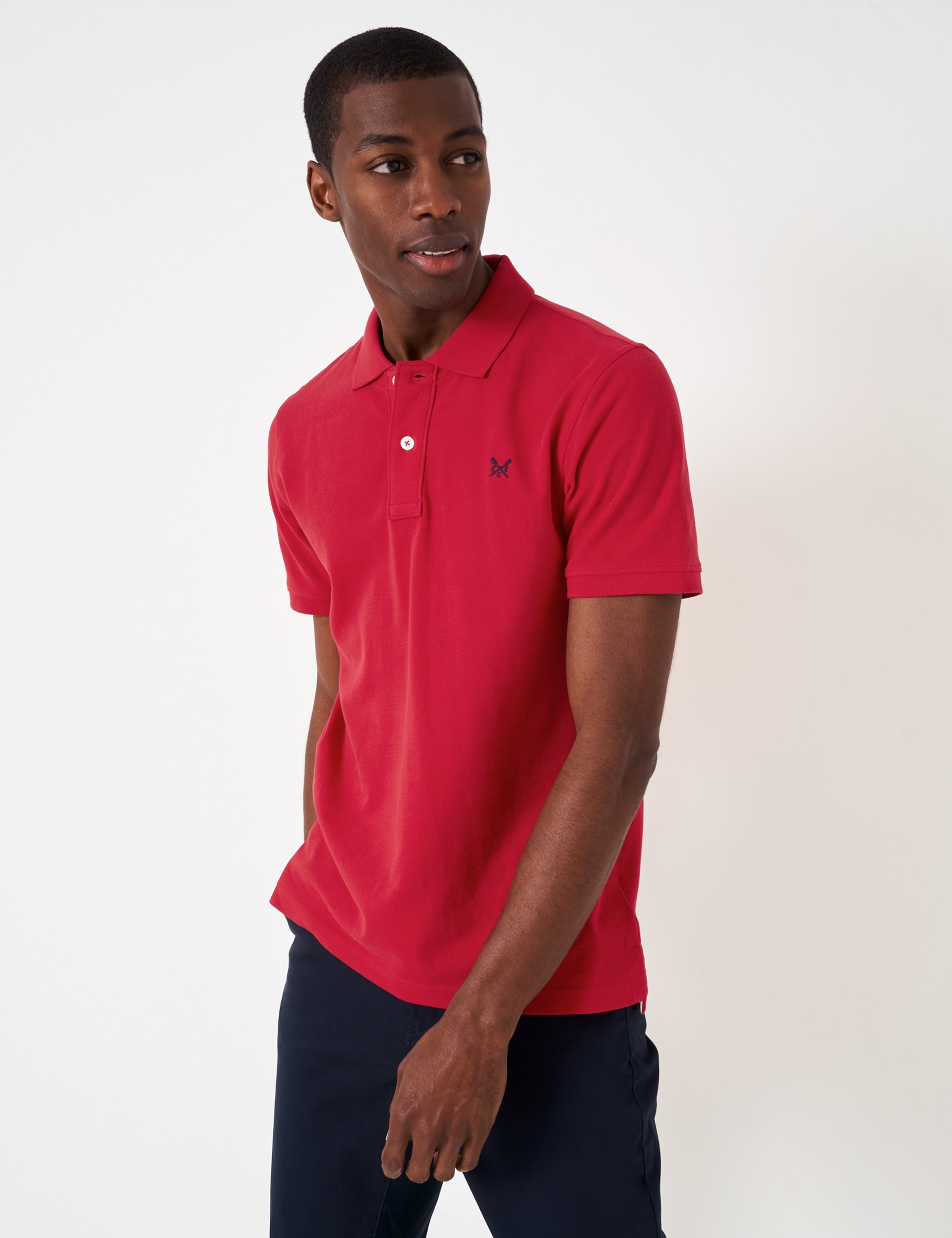 Pure Cotton Pique Polo Shirt | Crew Clothing | M&S