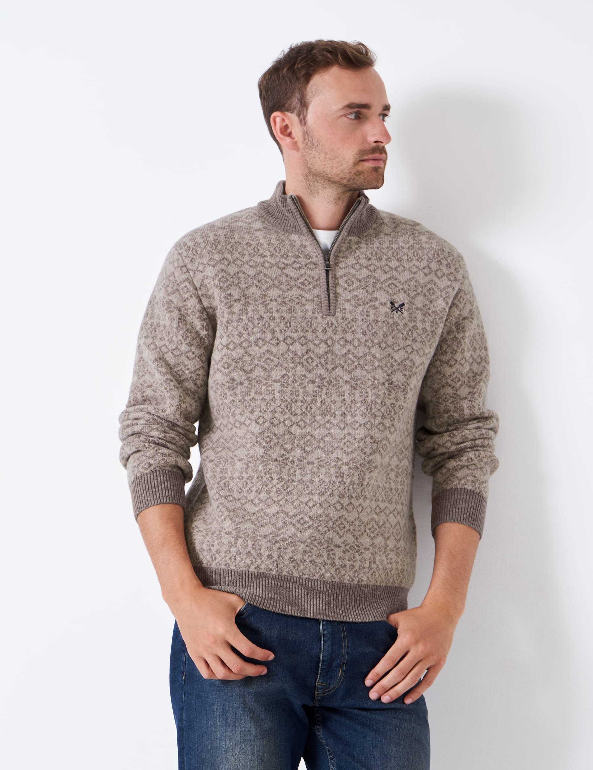 Fair isle jumper mens marks and spencer store