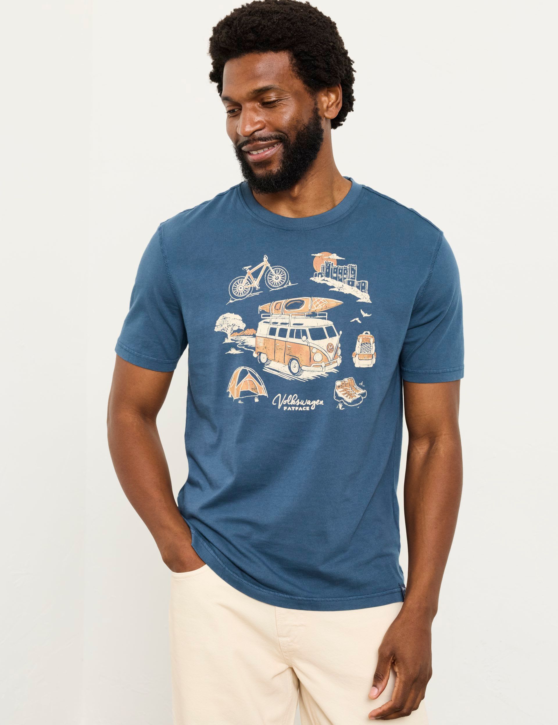 Tee Shirt Combi Volkswagen Homme